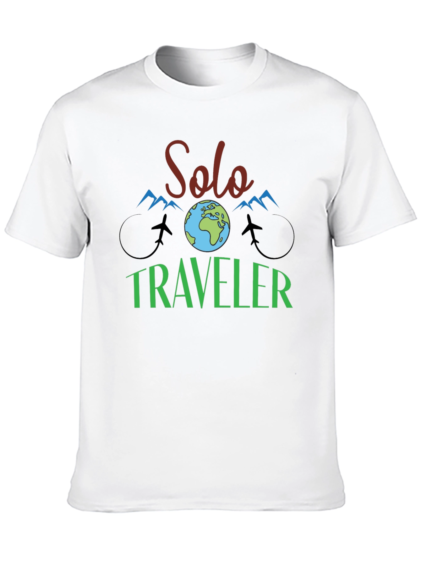 Solo Traveler Graphic Tee - Adventure Ready!