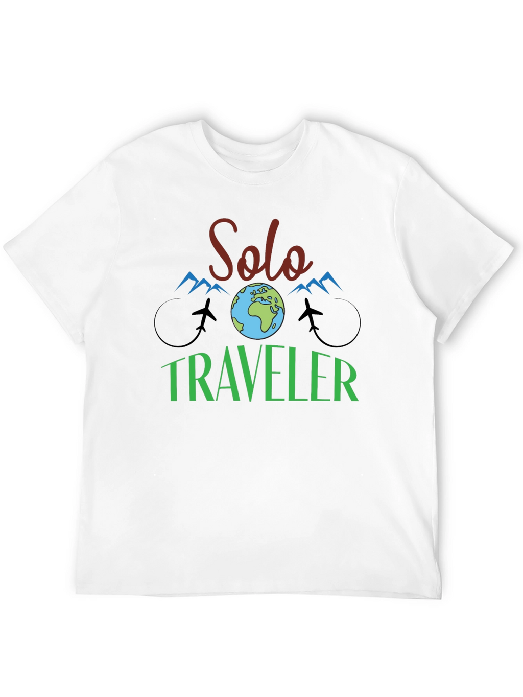Solo Traveler Graphic Tee - Adventure Ready!