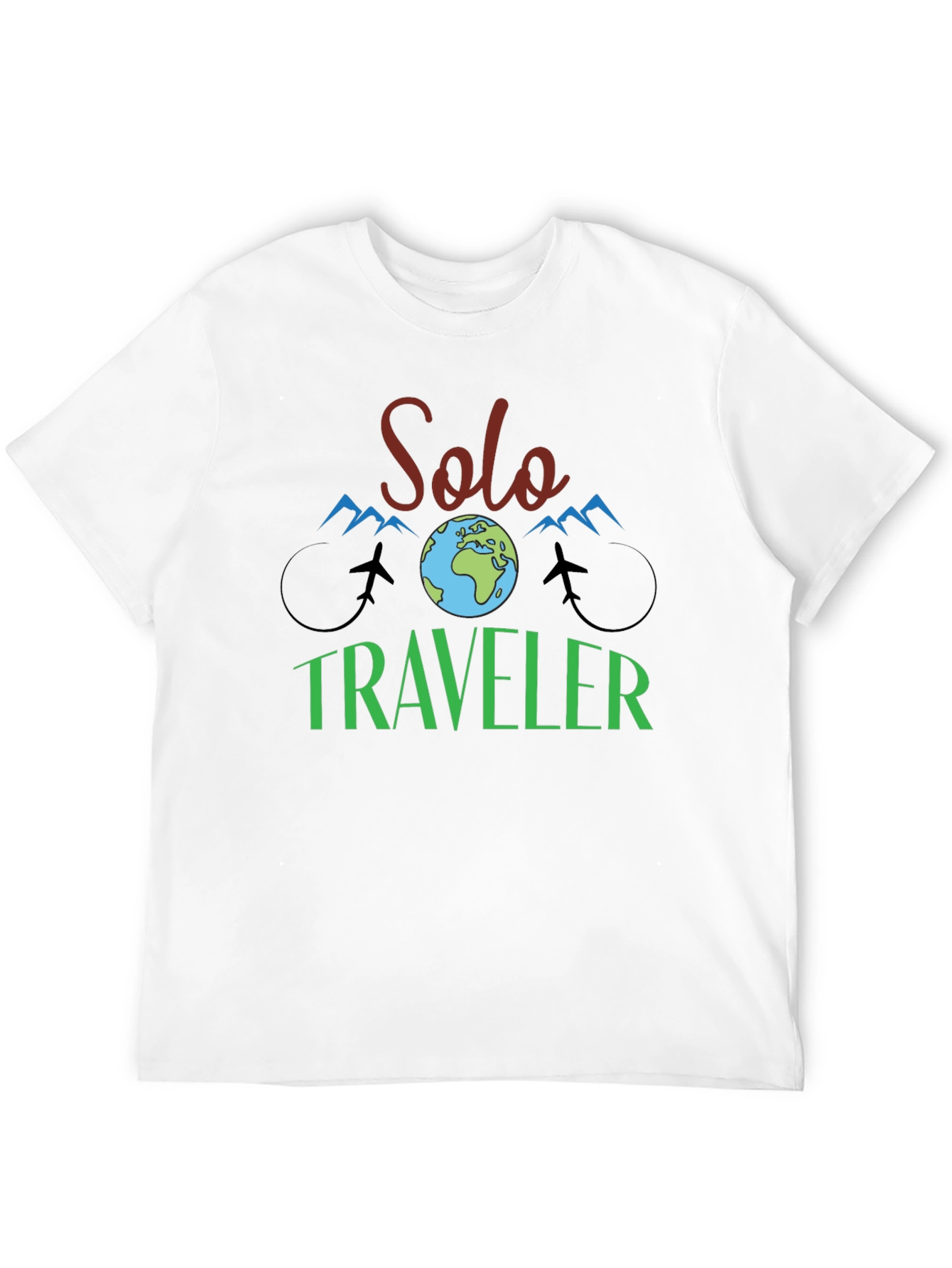 Solo Traveler Graphic Tee - Adventure Ready!