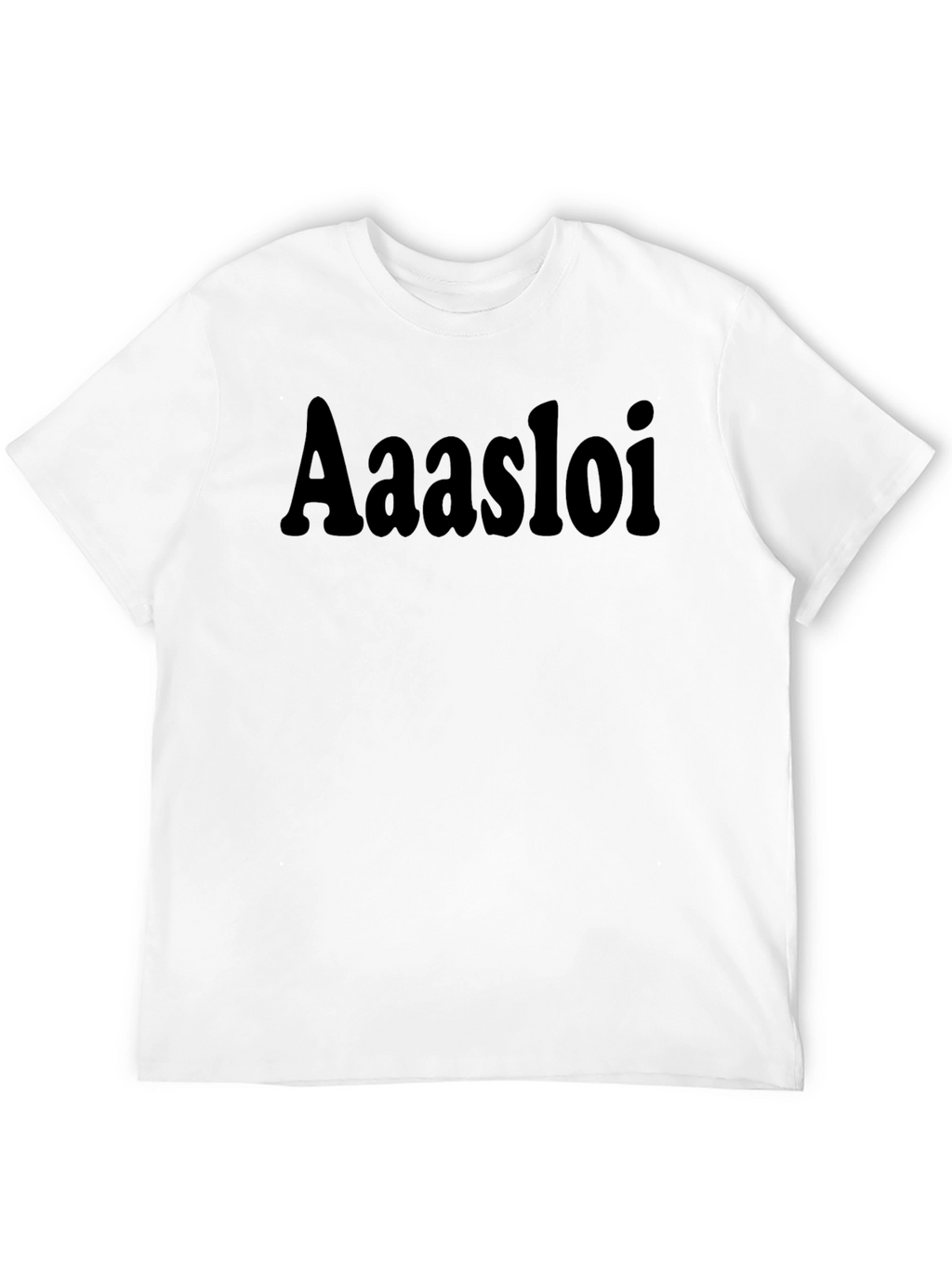 Aasloi Black Graphic T-Shirt - Casual Style