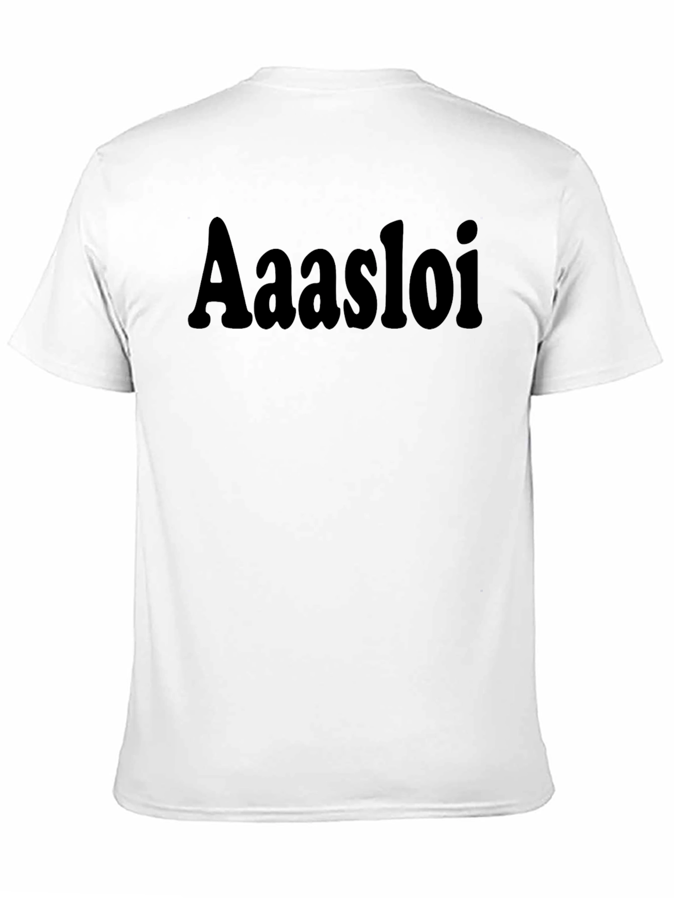 Aasloi Black Graphic T-Shirt - Casual Style