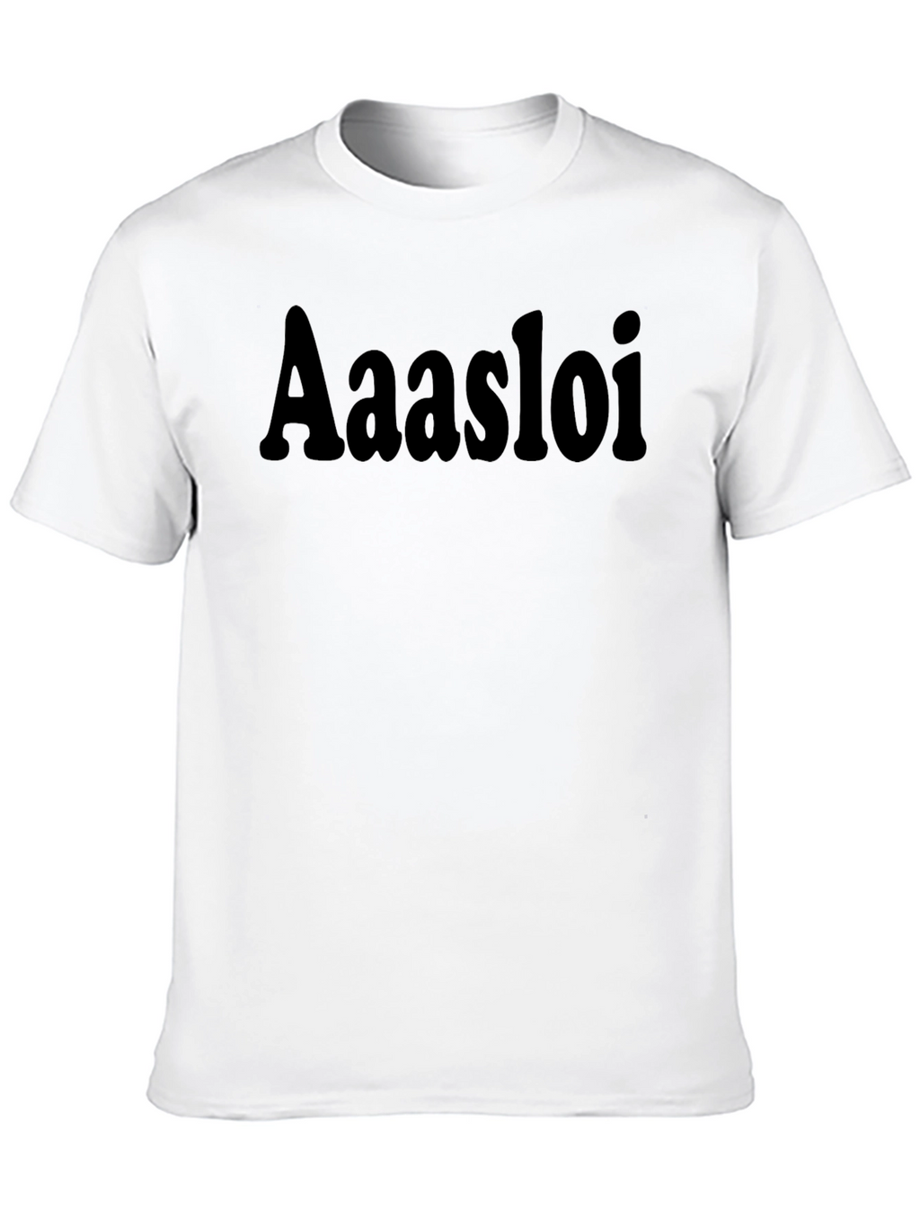 Aasloi Black Graphic T-Shirt - Casual Style