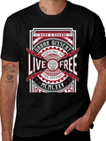 Urban Dissent Live Free Graphic T-Shirt