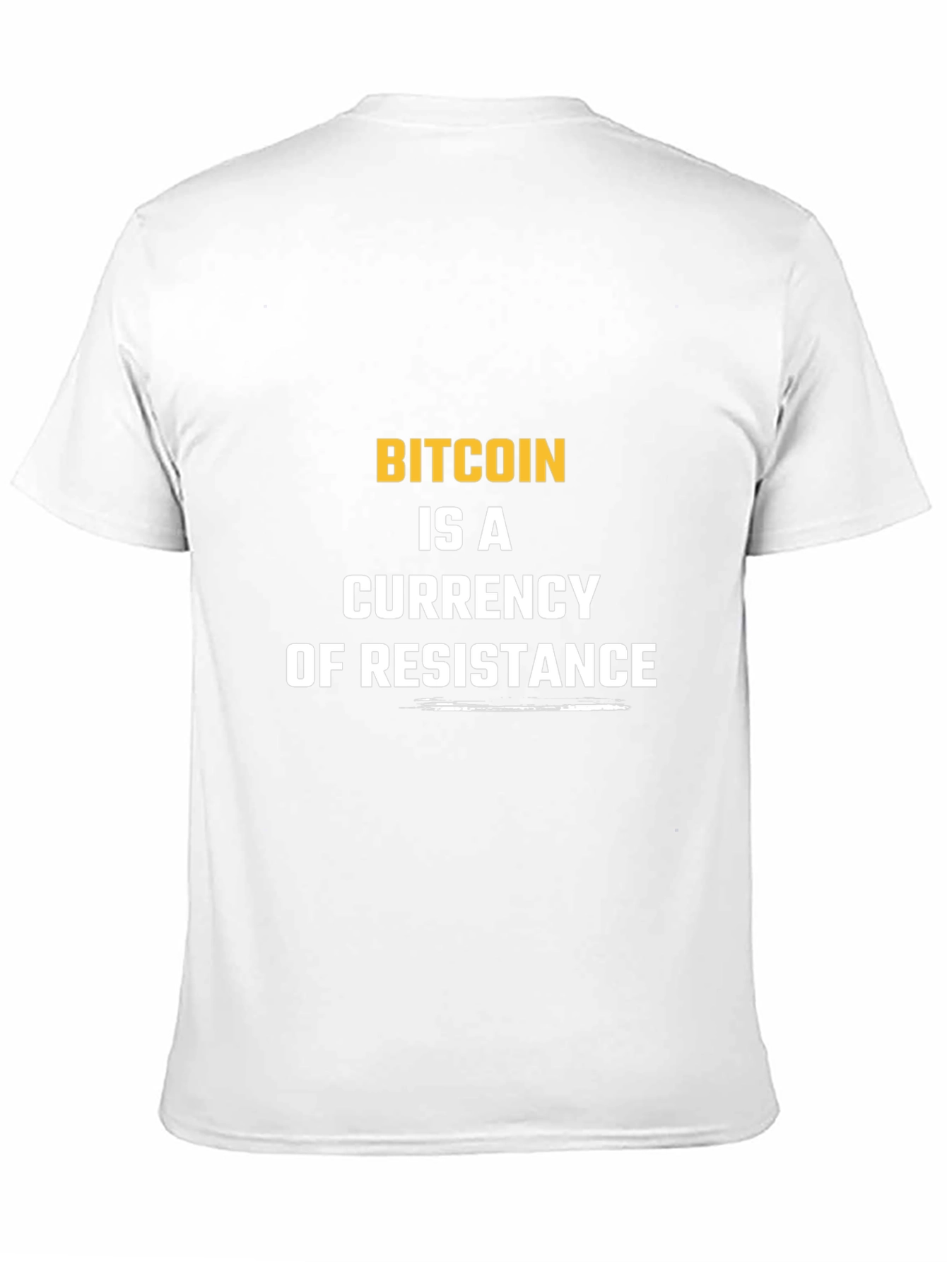 Bitcoin Currency of Resistance Graphic T-Shirt