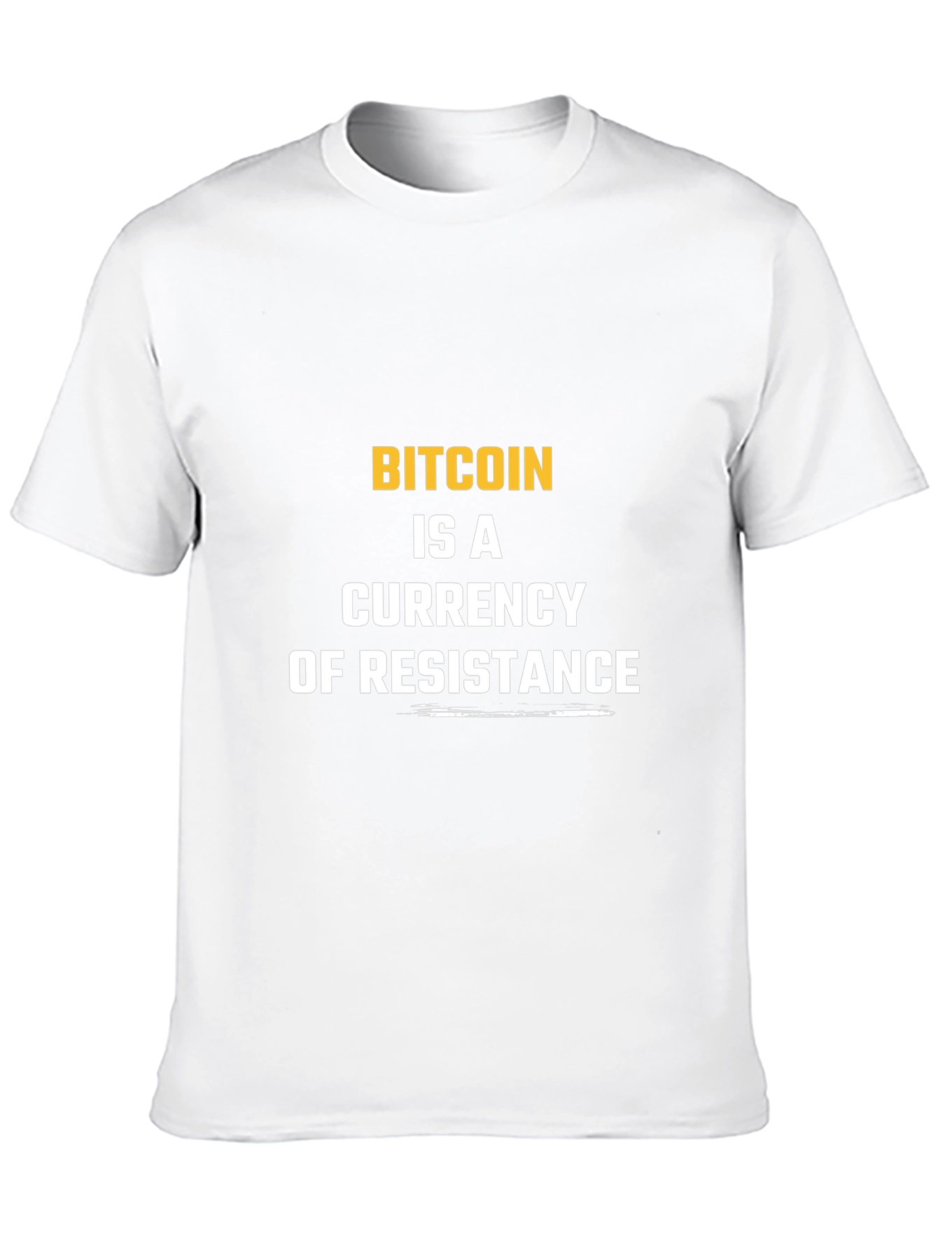 Bitcoin Currency of Resistance Graphic T-Shirt