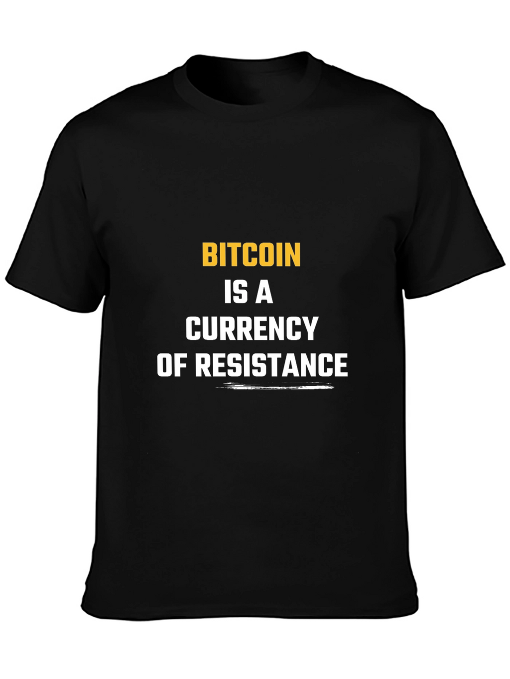 Bitcoin Currency of Resistance Graphic T-Shirt