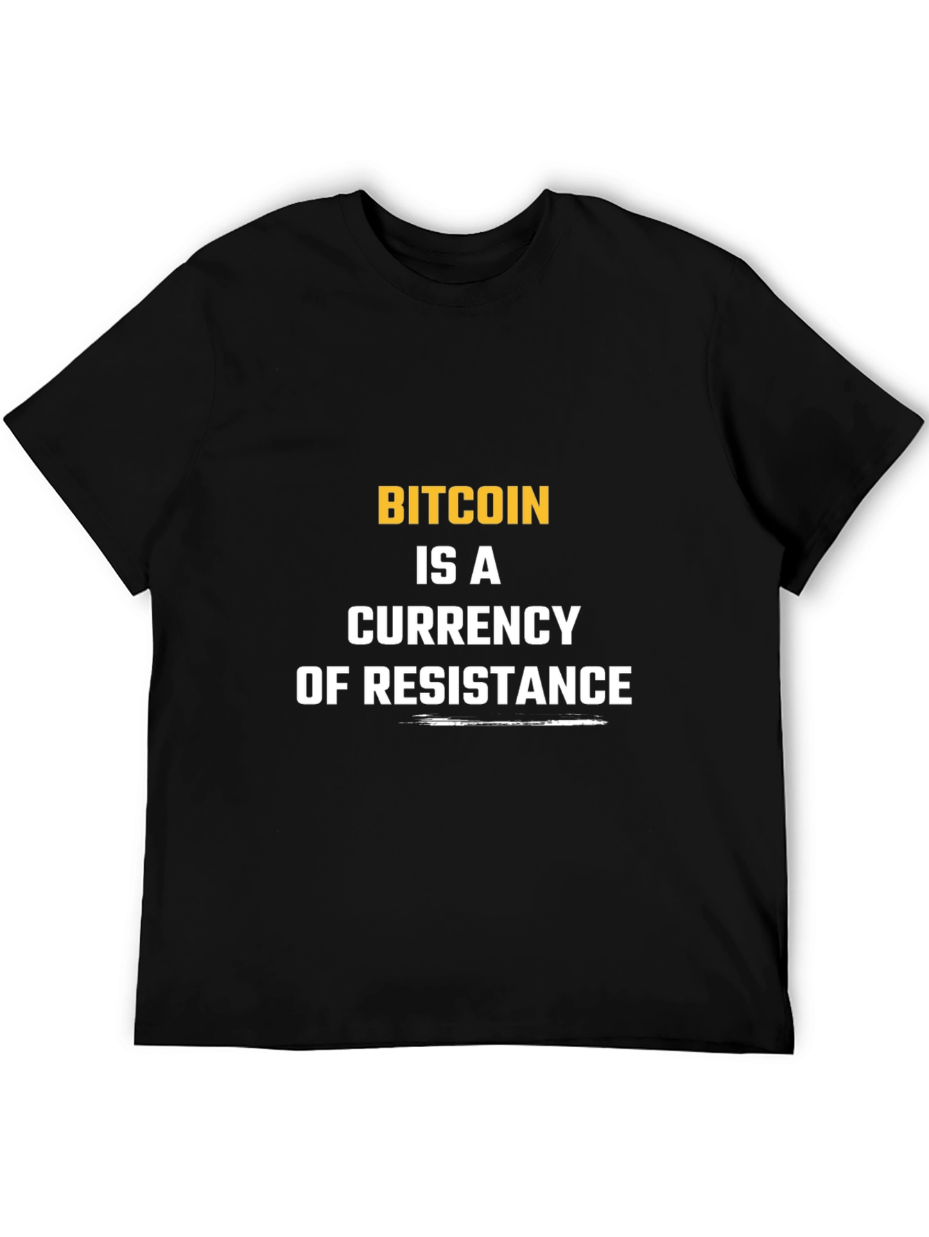 Bitcoin Currency of Resistance Graphic T-Shirt