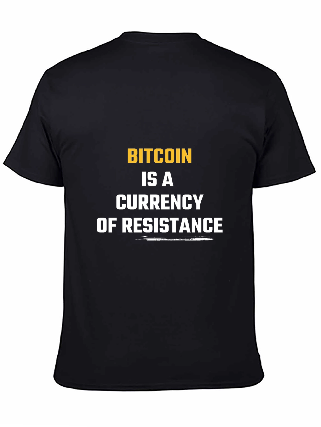 Bitcoin Currency of Resistance Graphic T-Shirt