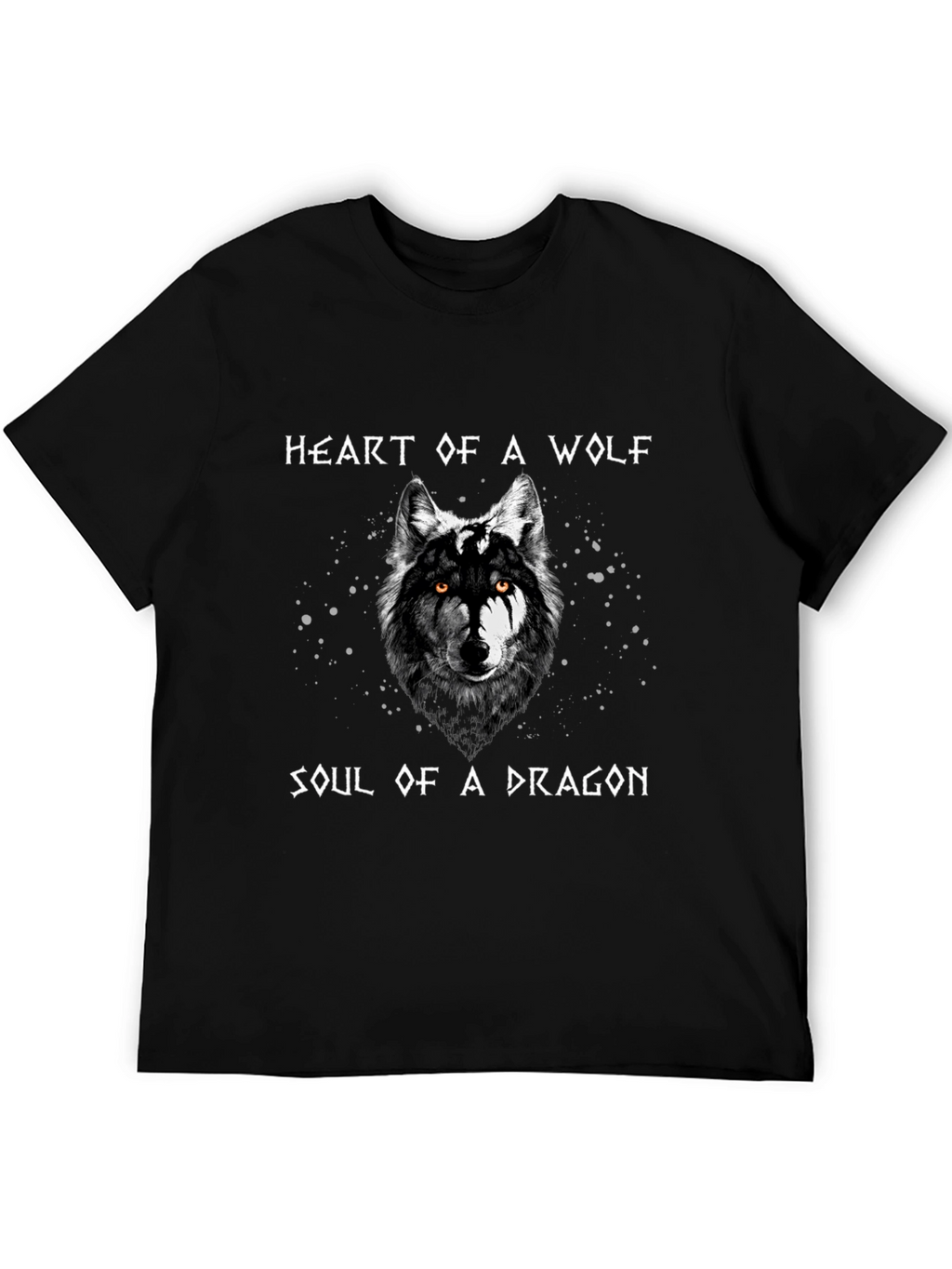 Heart of a Wolf Dragon Soul Graphic Tee