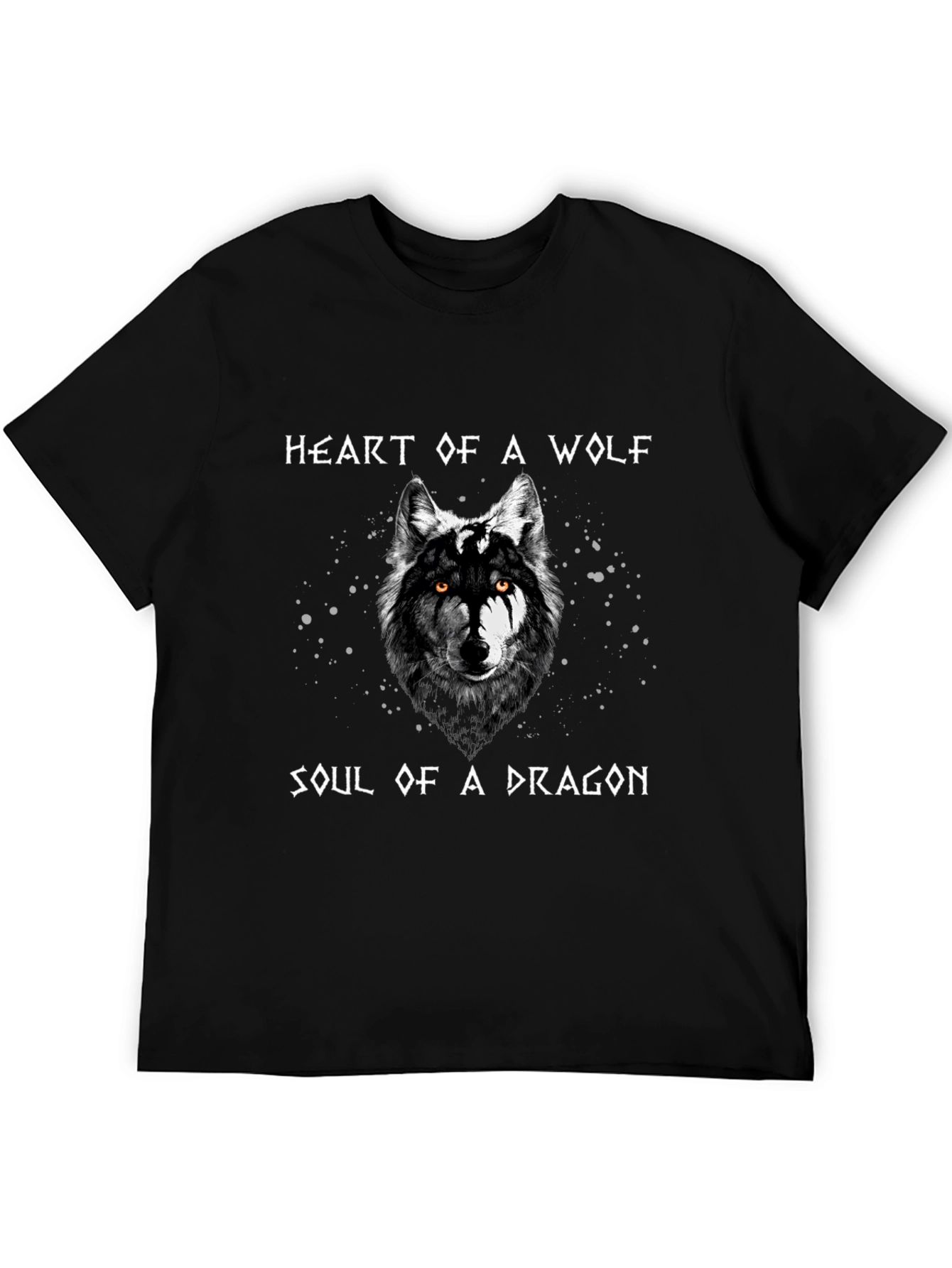 Heart of a Wolf Dragon Soul Graphic Tee