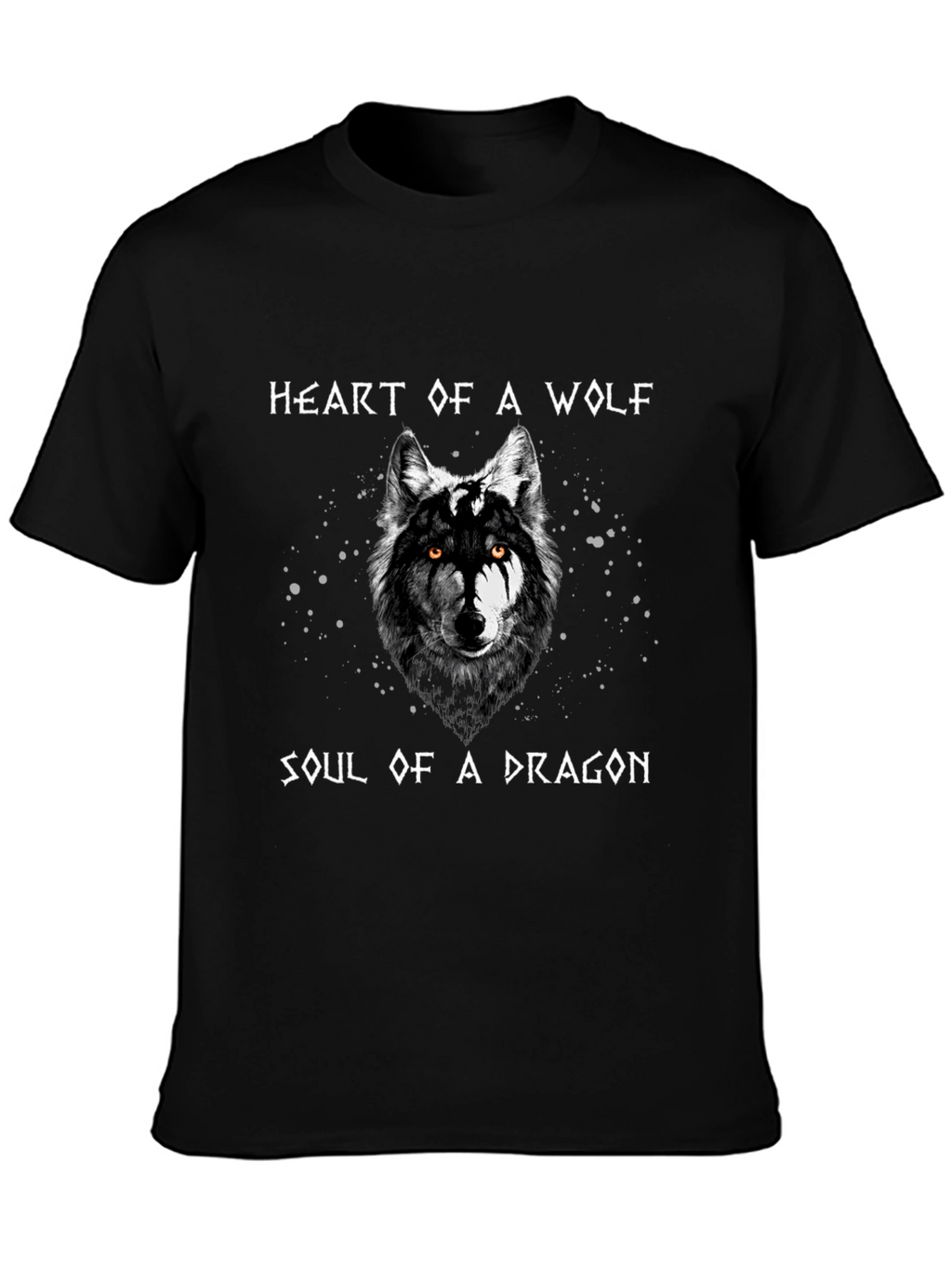 Heart of a Wolf Dragon Soul Graphic Tee