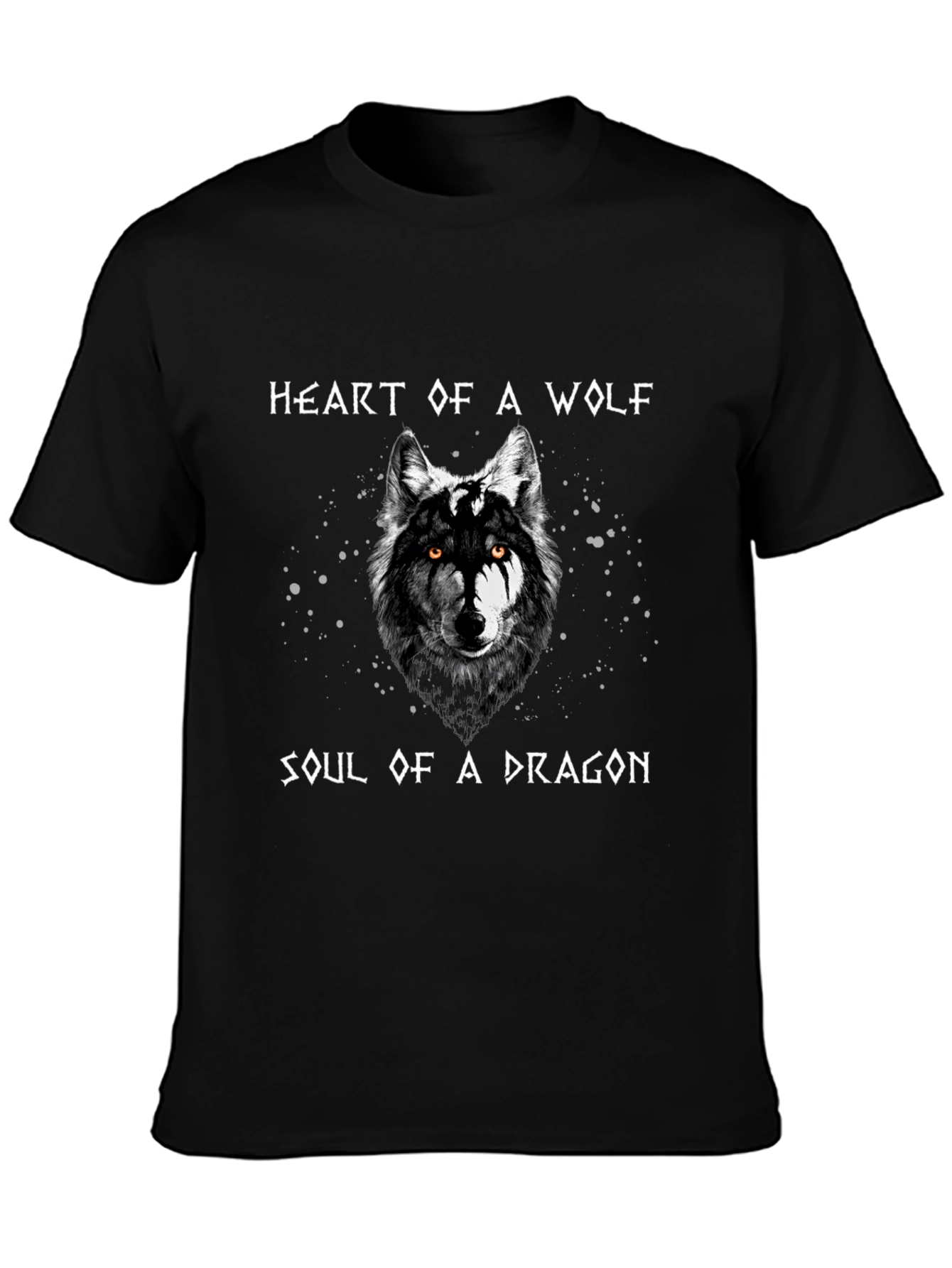 Heart of a Wolf Dragon Soul Graphic Tee