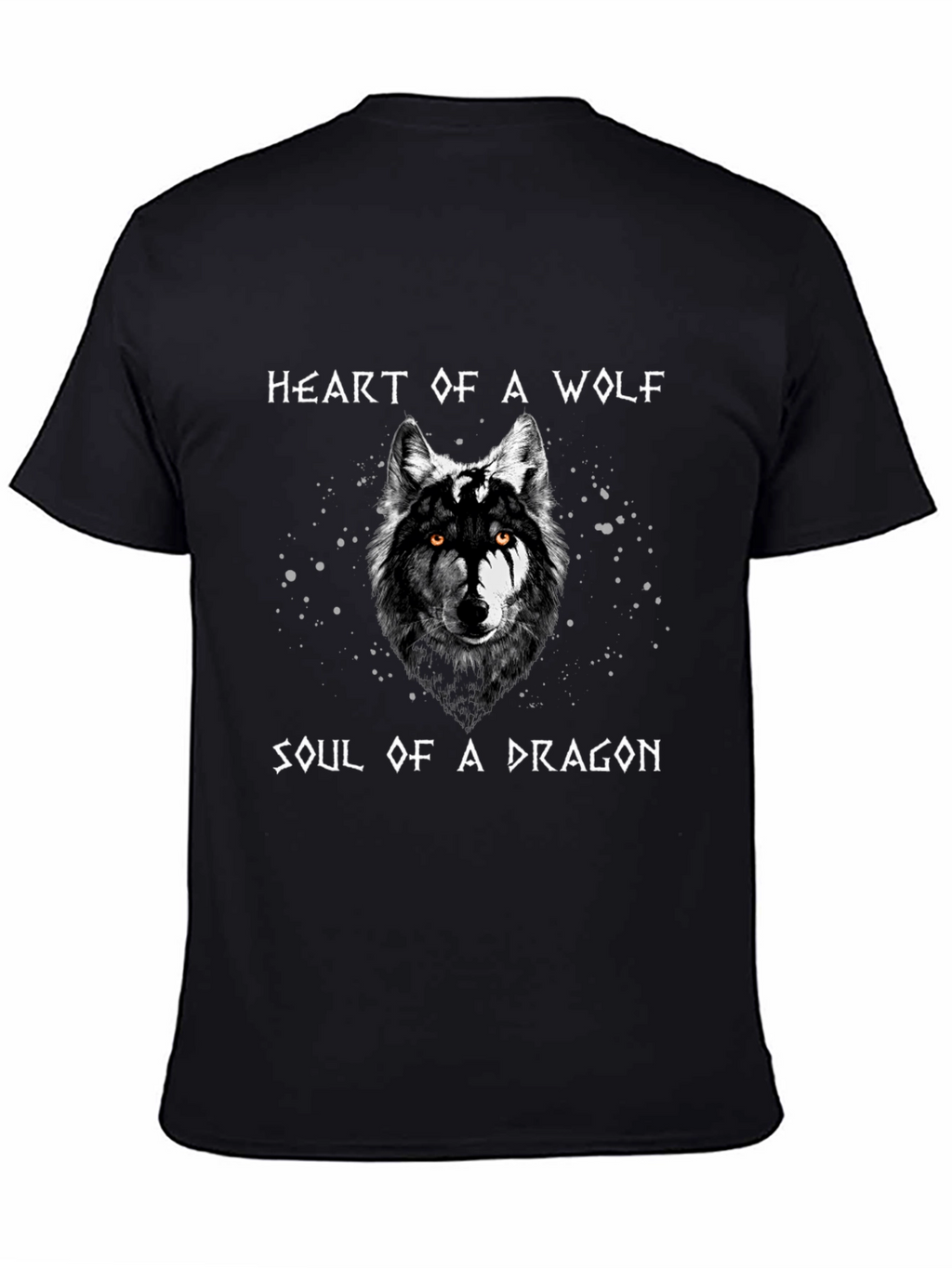 Heart of a Wolf Dragon Soul Graphic Tee