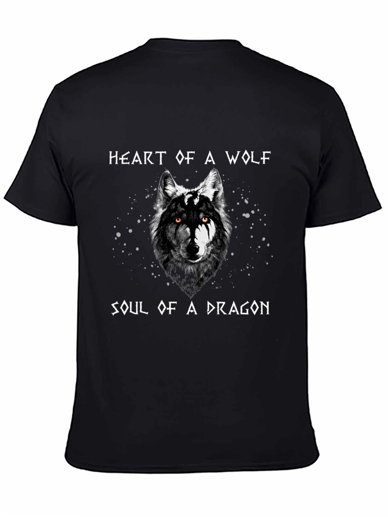 Heart of a Wolf Dragon Soul Graphic Tee