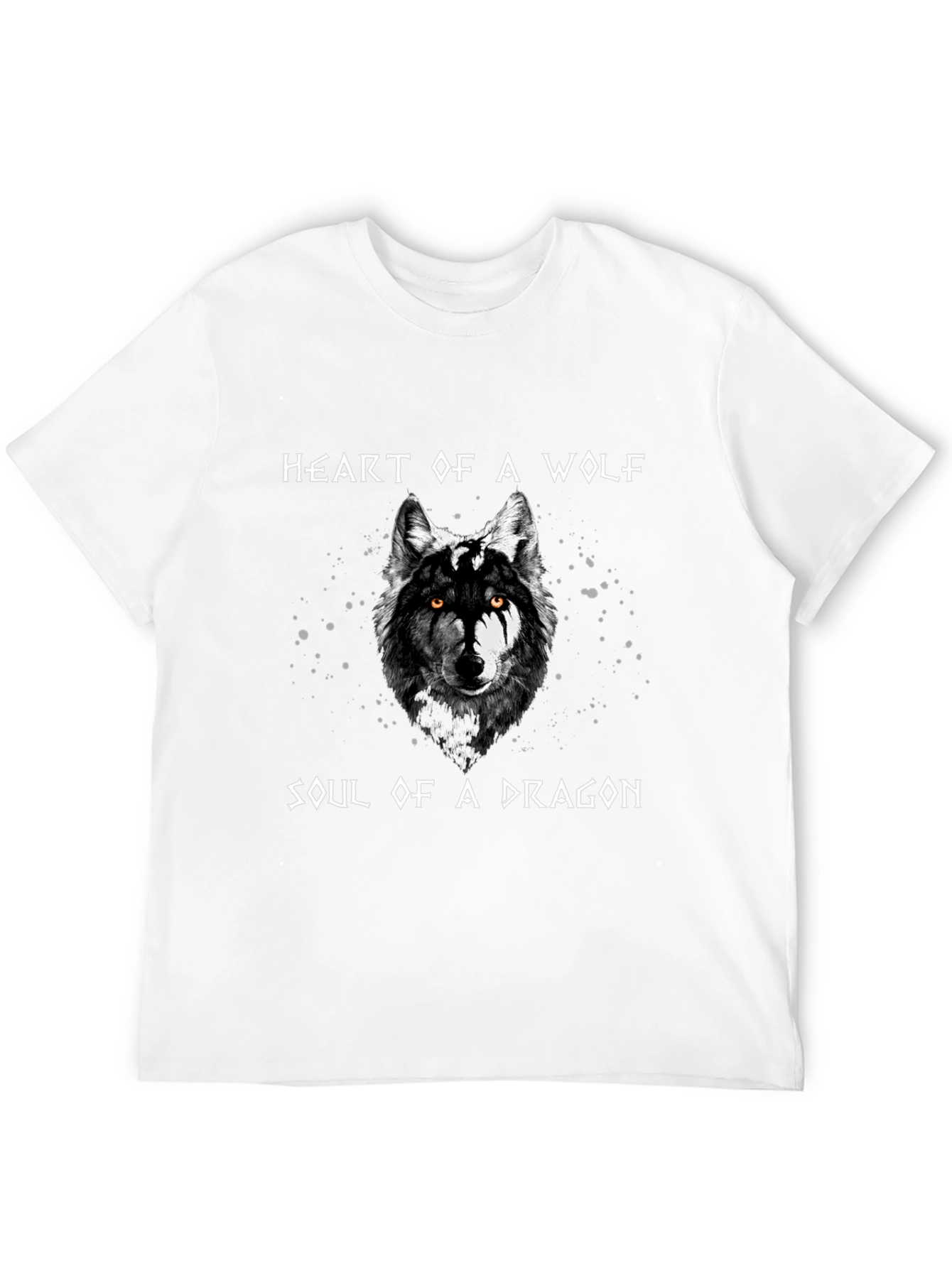 Heart of a Wolf Dragon Soul Graphic Tee