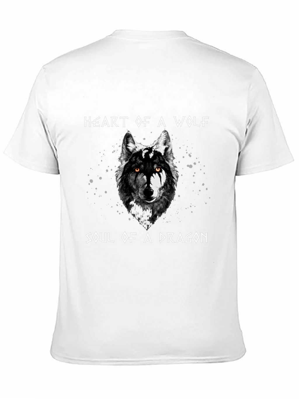 Heart of a Wolf Dragon Soul Graphic Tee