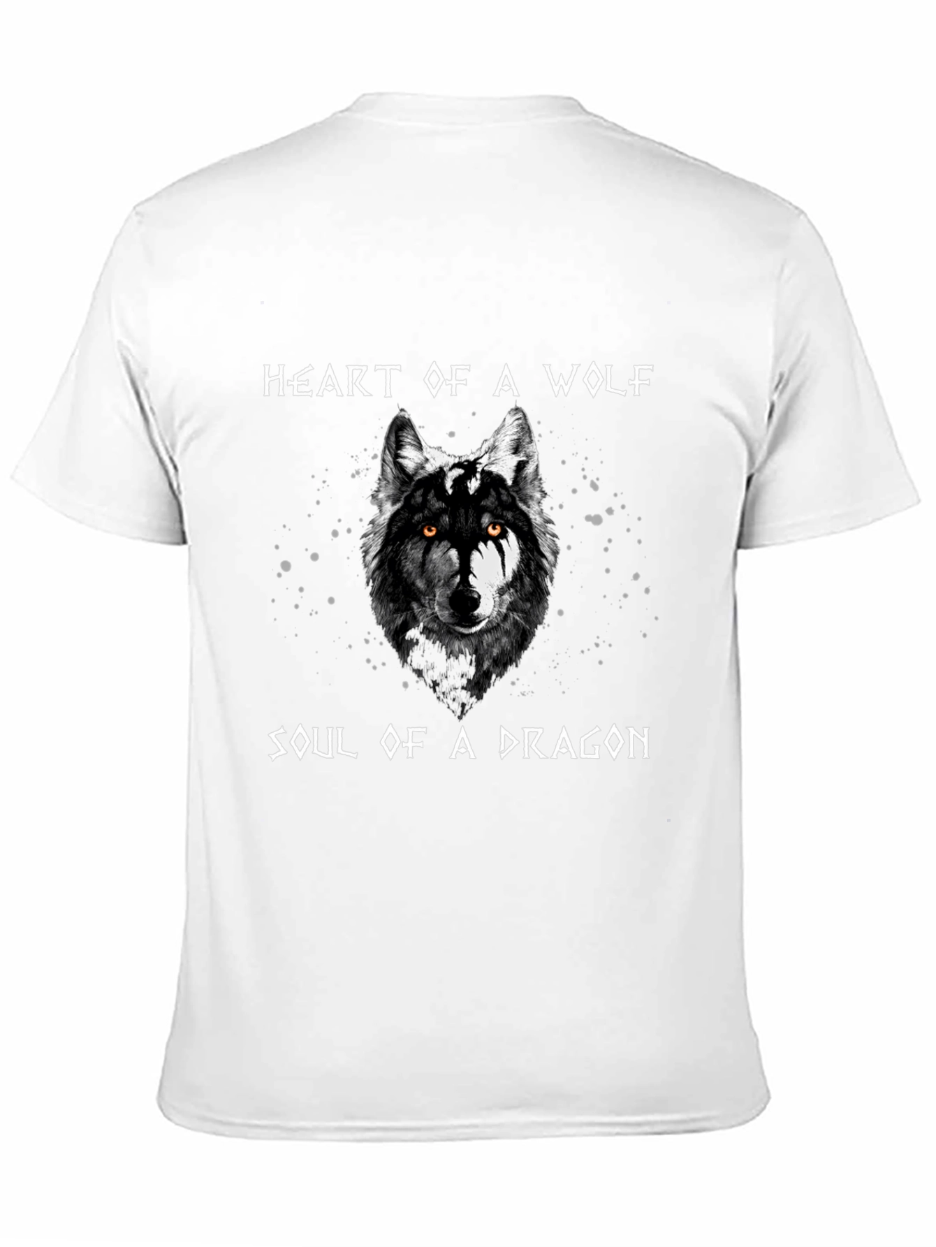 Heart of a Wolf Dragon Soul Graphic Tee