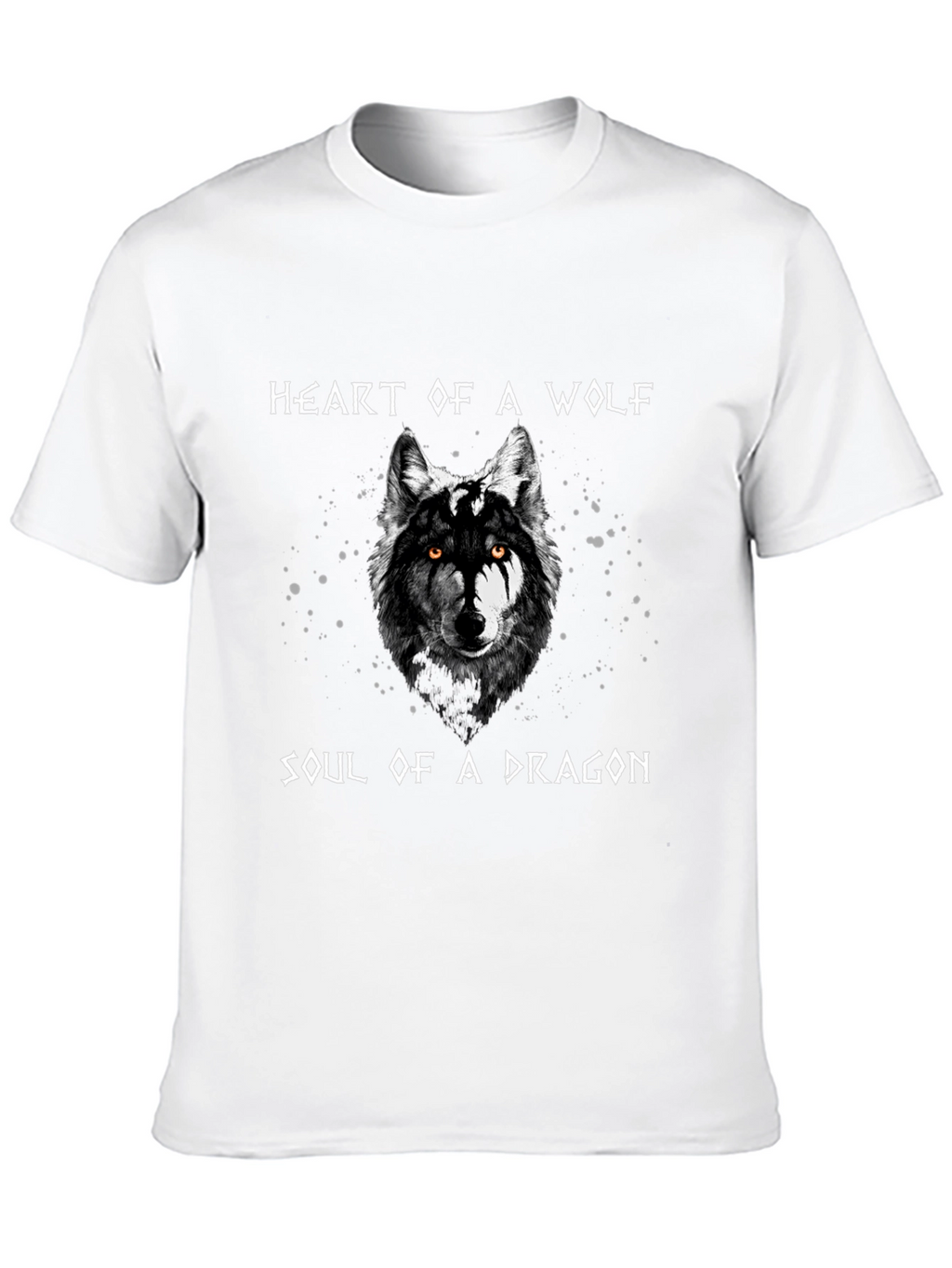 Heart of a Wolf Dragon Soul Graphic Tee