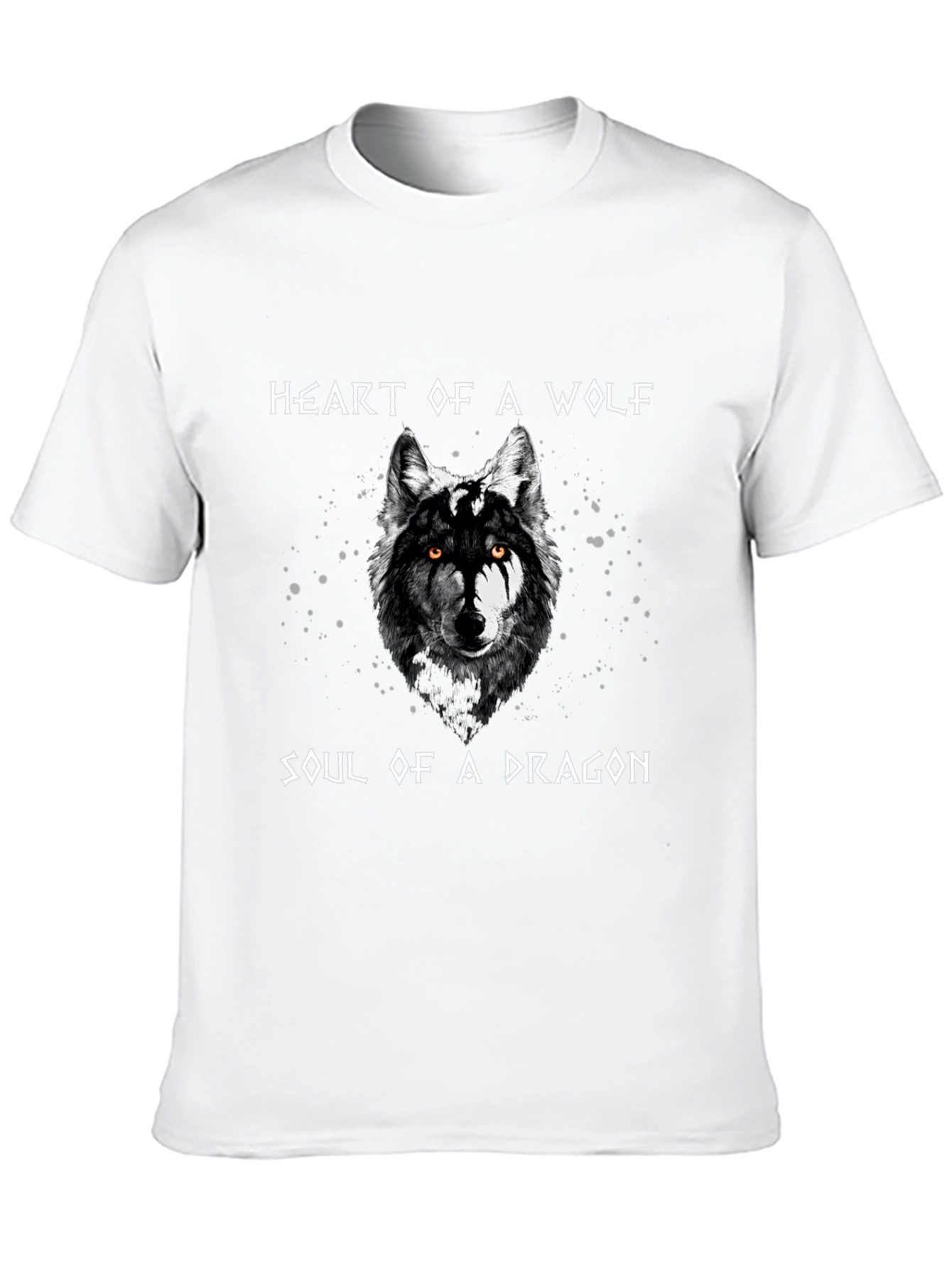 Heart of a Wolf Dragon Soul Graphic Tee