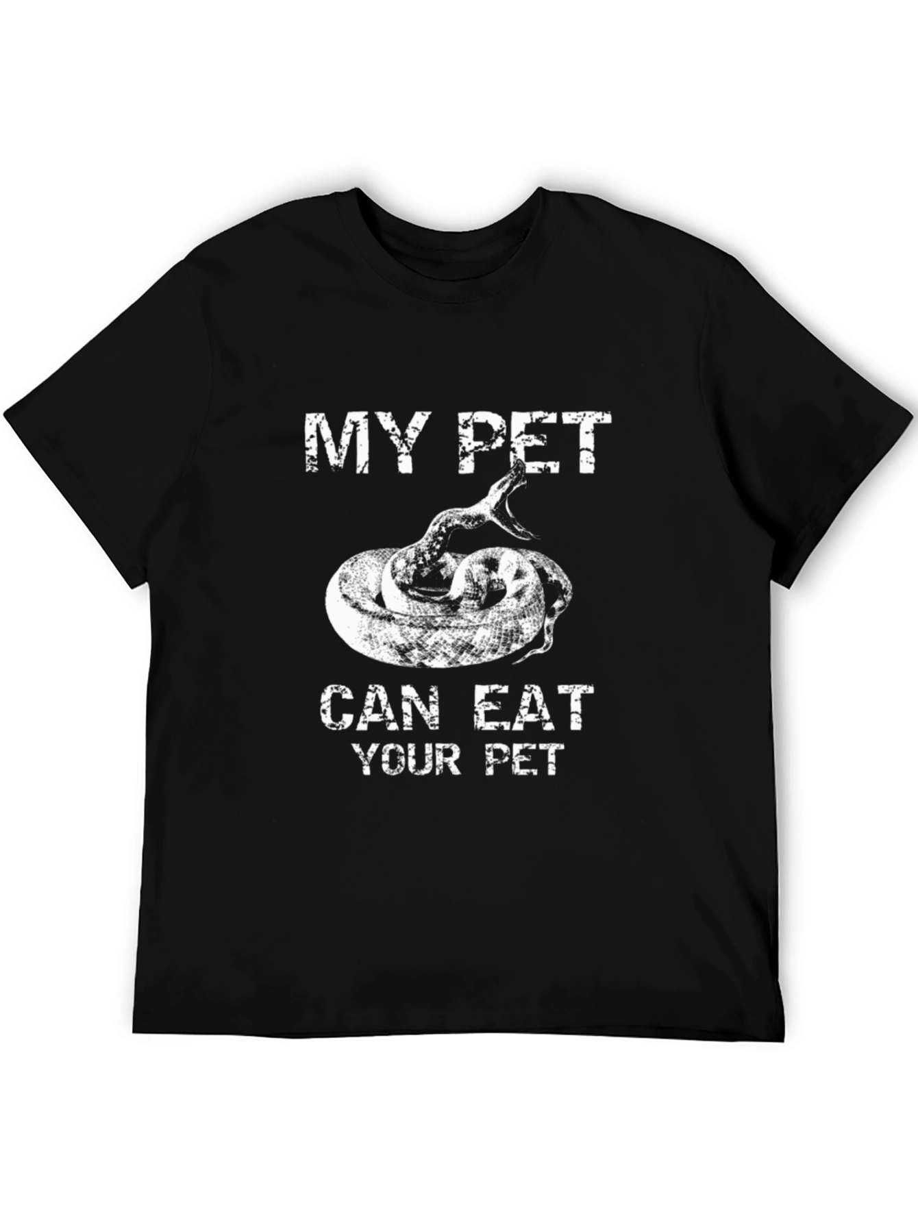 My Pet Can Eat Your Pet Snake Graphic T-Shirt