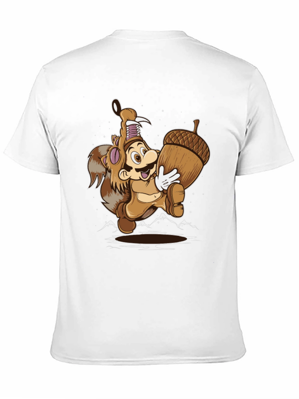 Super Mario Squirrel Suit Graphic Tee