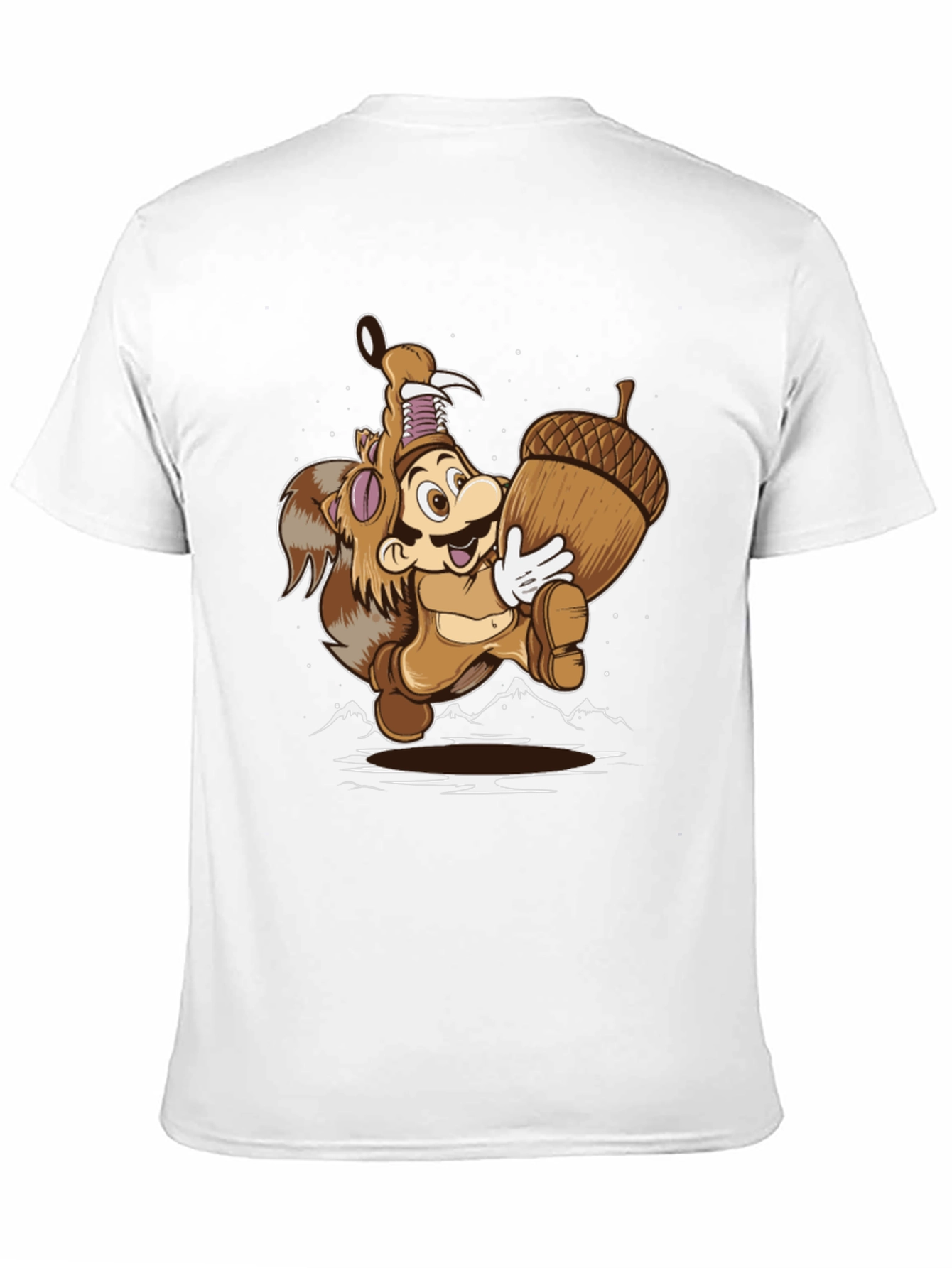 Super Mario Squirrel Suit Graphic Tee