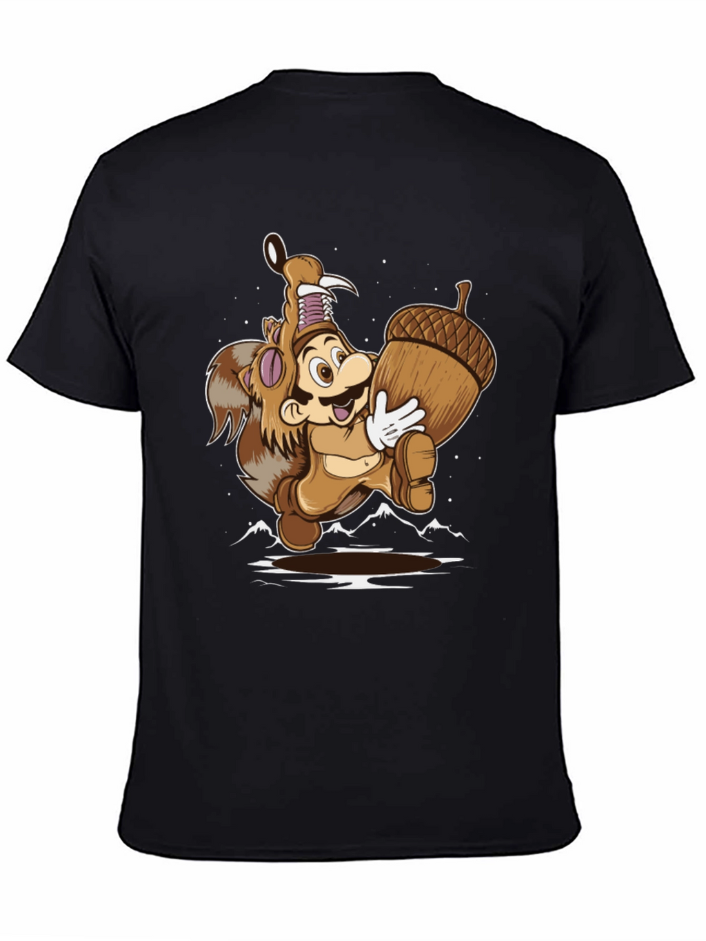 Super Mario Squirrel Suit Graphic Tee