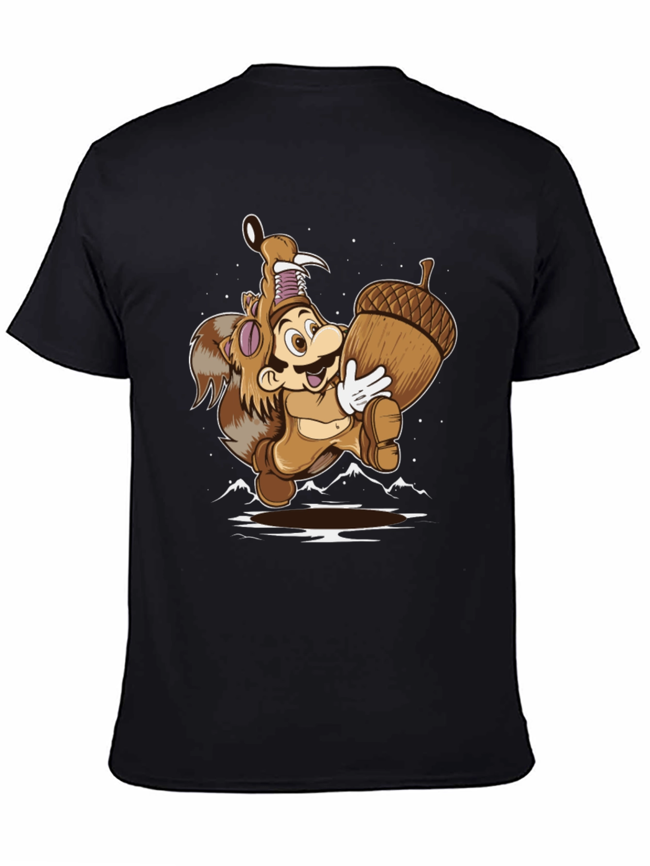 Super Mario Squirrel Suit Graphic Tee