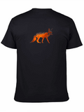 Fox Silhouette Graphic Tee - Black