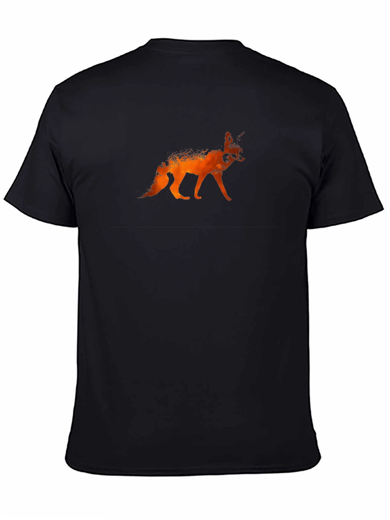 Fox Silhouette Graphic Tee - Black