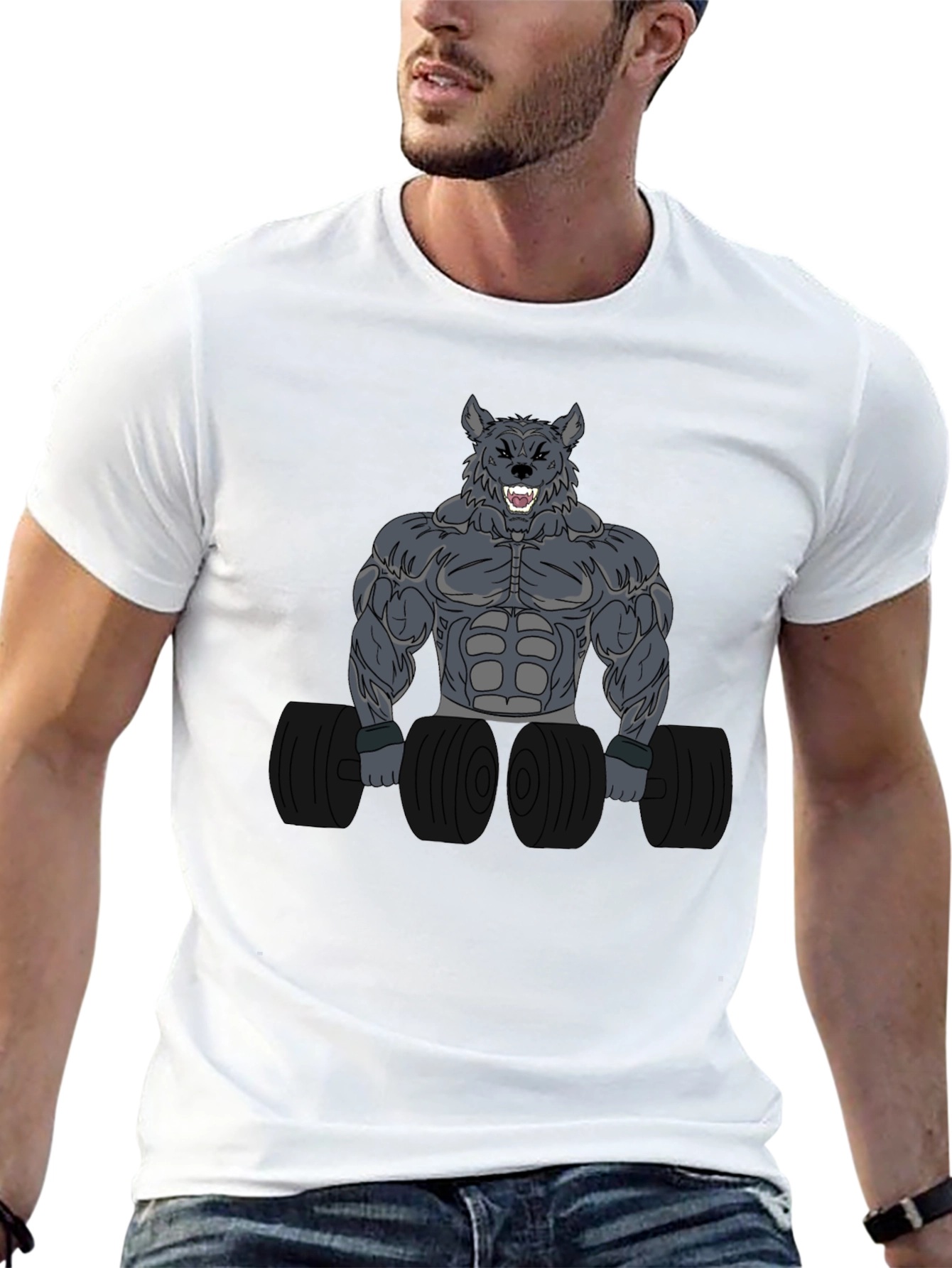 Wolf Gym T-Shirt - Bodybuilding Apparel
