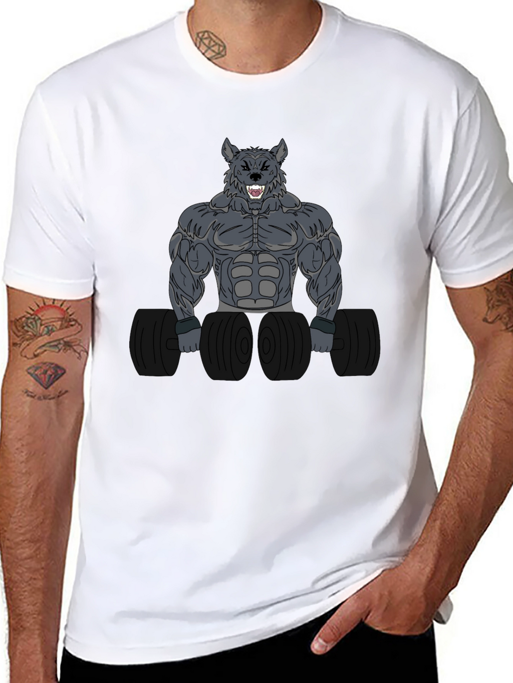 Wolf Gym T-Shirt - Bodybuilding Apparel