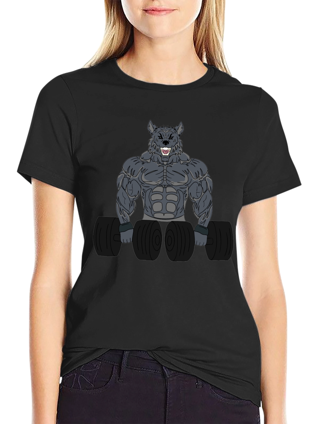 Wolf Gym T-Shirt - Bodybuilding Apparel