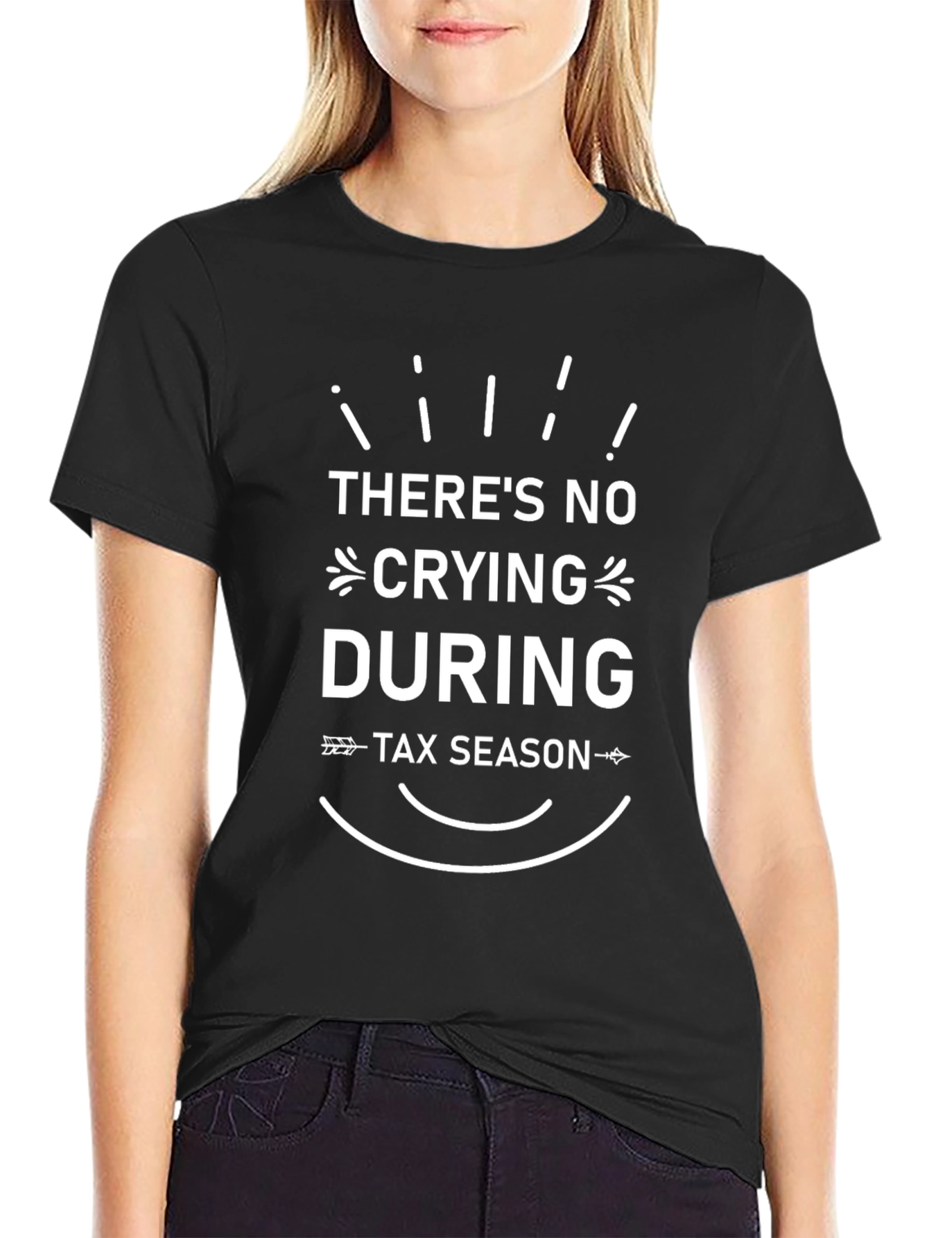Funny Tax Season T-Shirt: No Crying!