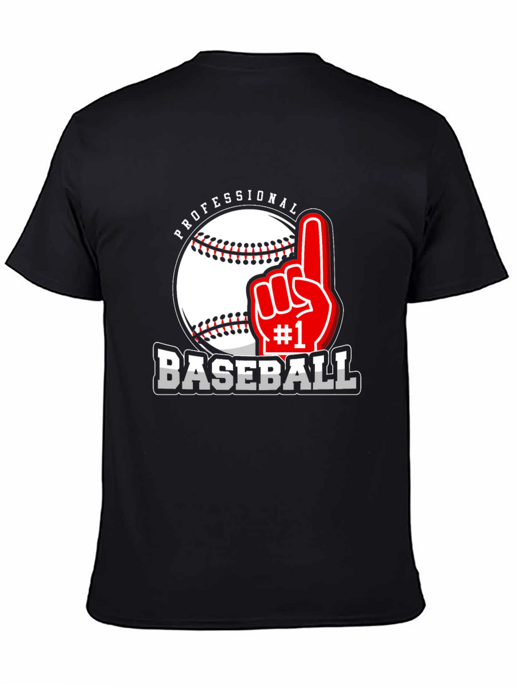 Professional Baseball #1 Fan T-Shirt