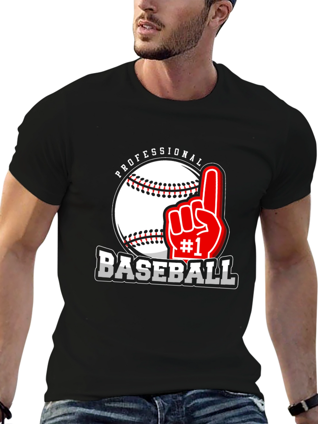 Professional Baseball #1 Fan T-Shirt