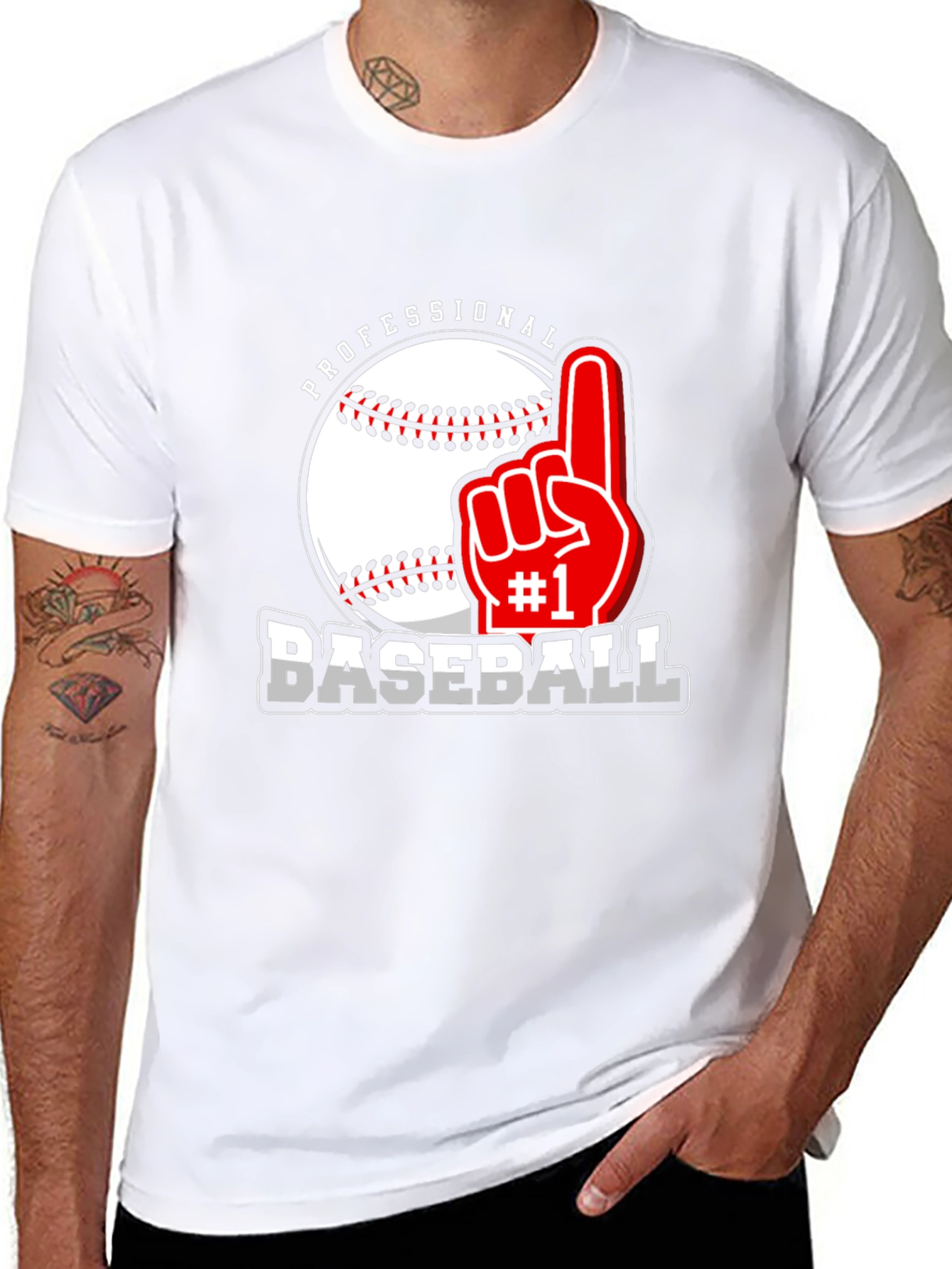 Professional Baseball #1 Fan T-Shirt
