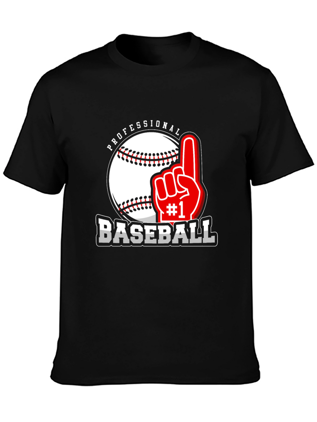 Professional Baseball #1 Fan T-Shirt