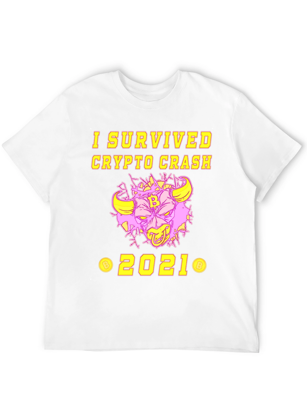 I Survived Crypto Crash 2021 Graphic Tee