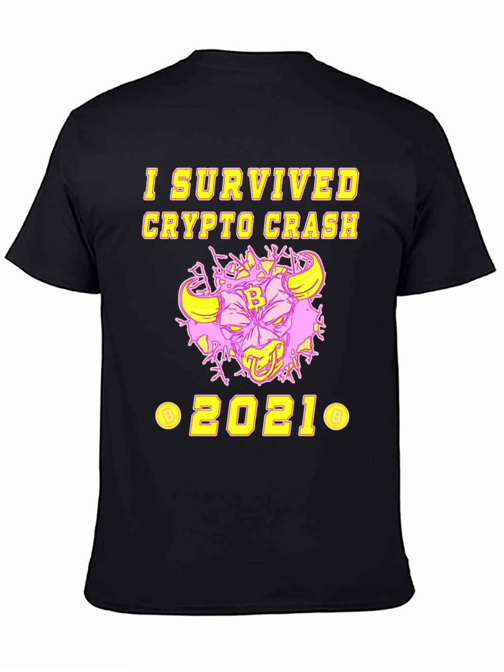I Survived Crypto Crash 2021 Graphic Tee