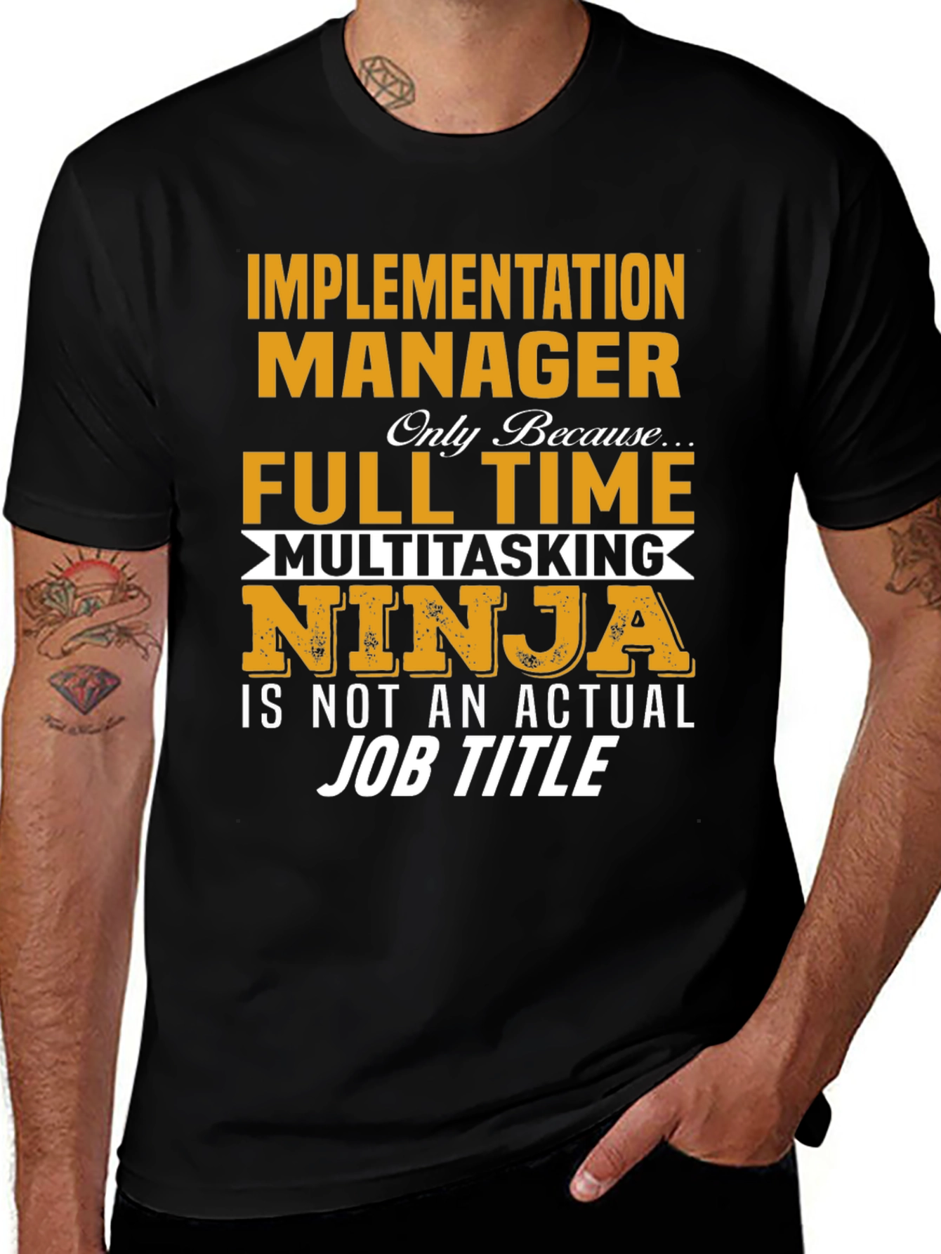 Implementation Manager Full-Time Ninja T-Shirt