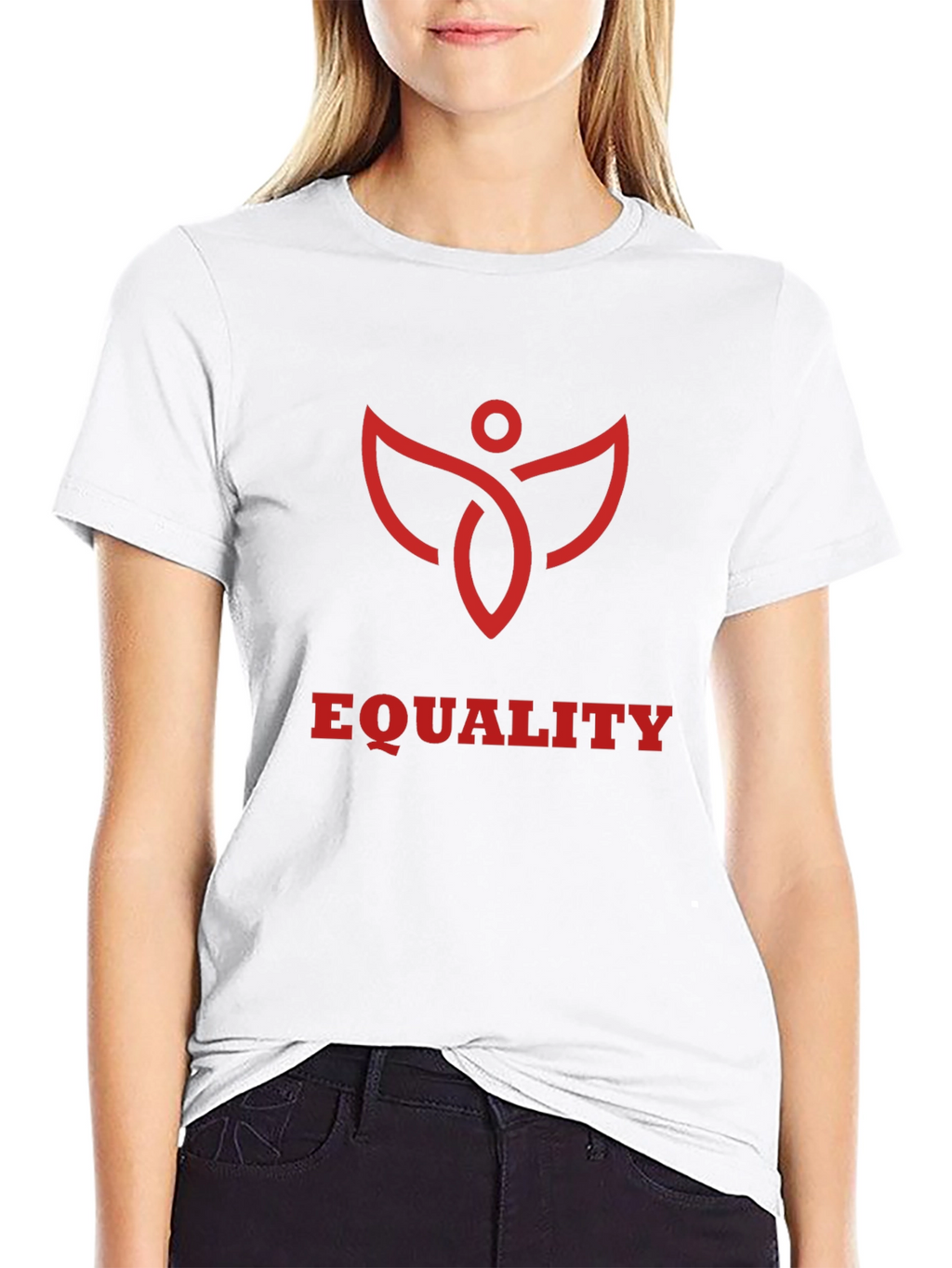 Equality Symbol Graphic Tee - Black