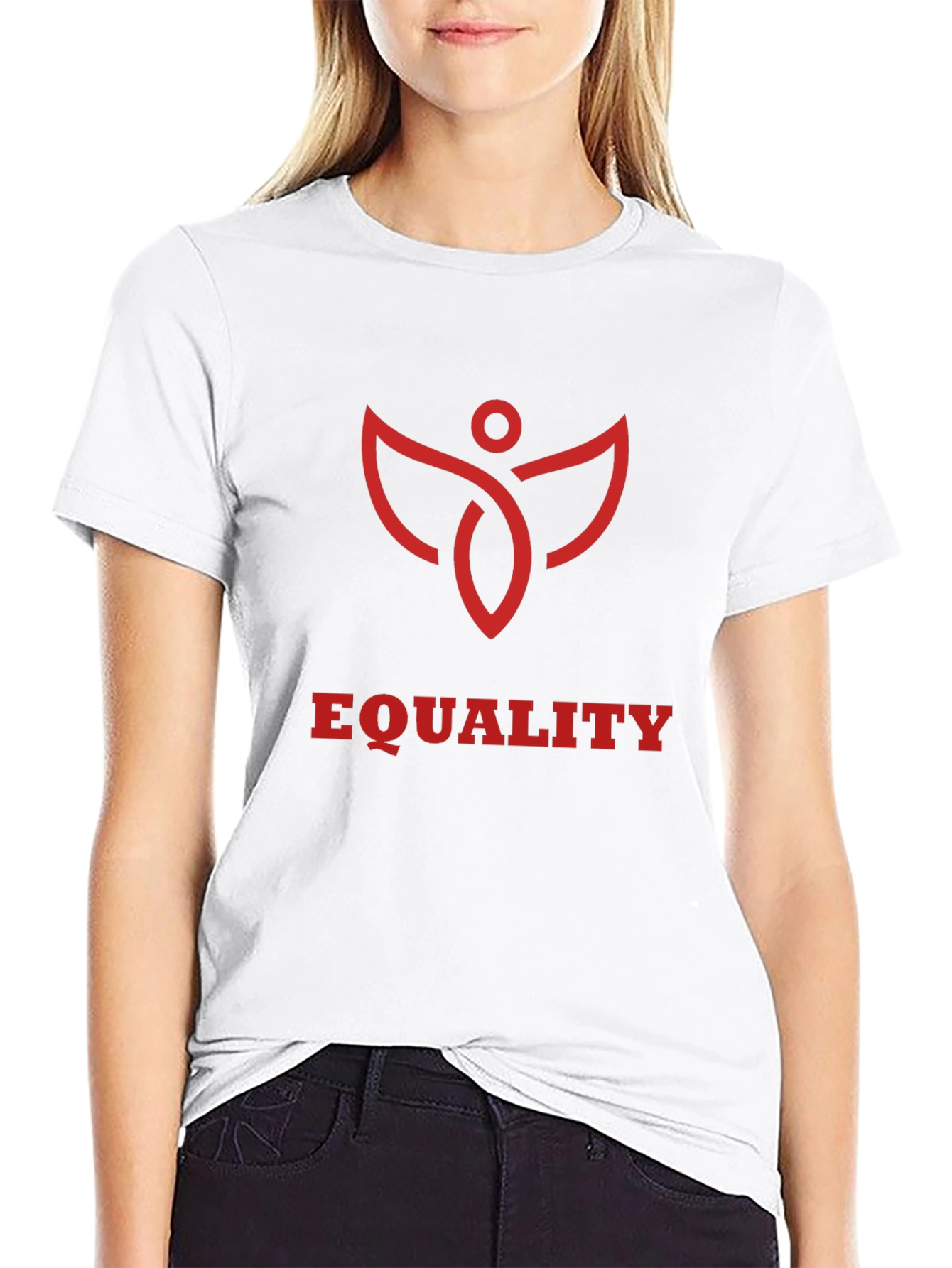 Equality Symbol Graphic Tee - Black