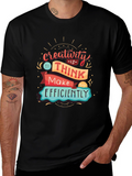 Creativity Graphic T-Shirt - Think & Make Efficiently