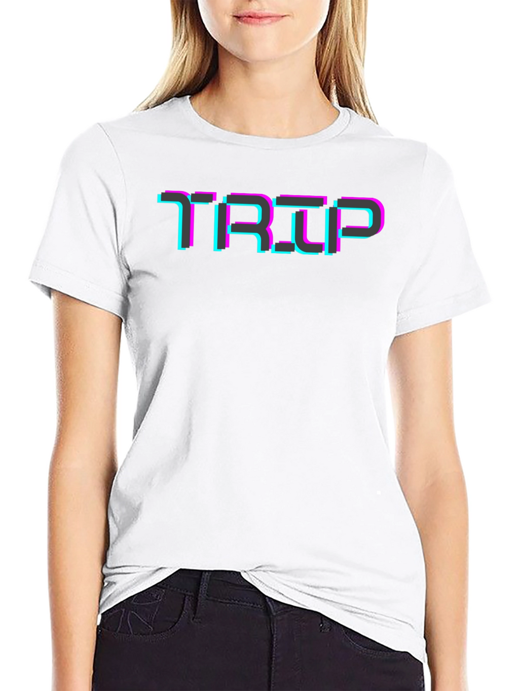 TRIP Glitch T-Shirt - Retro Style