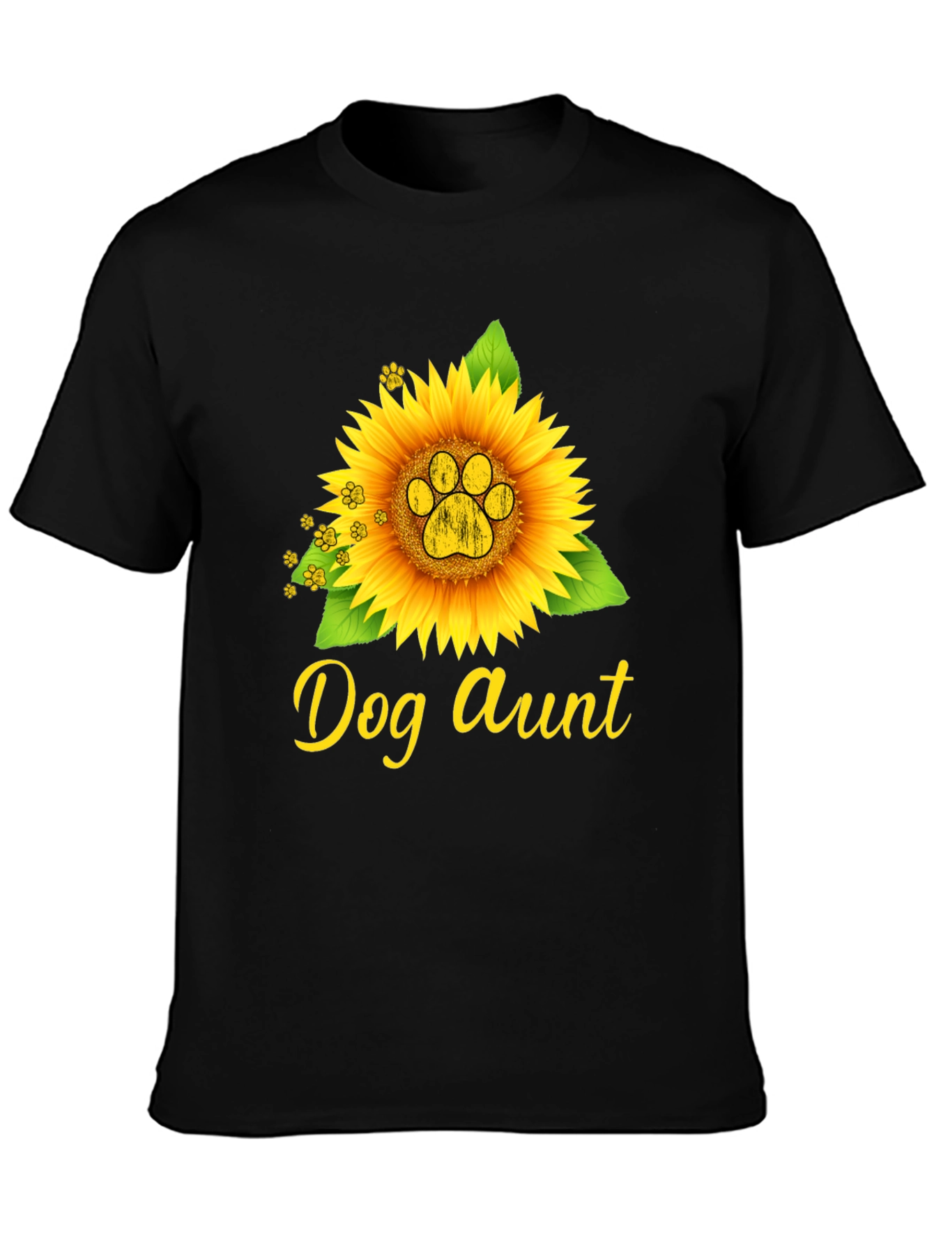 Dog Aunt Sunflower Tee