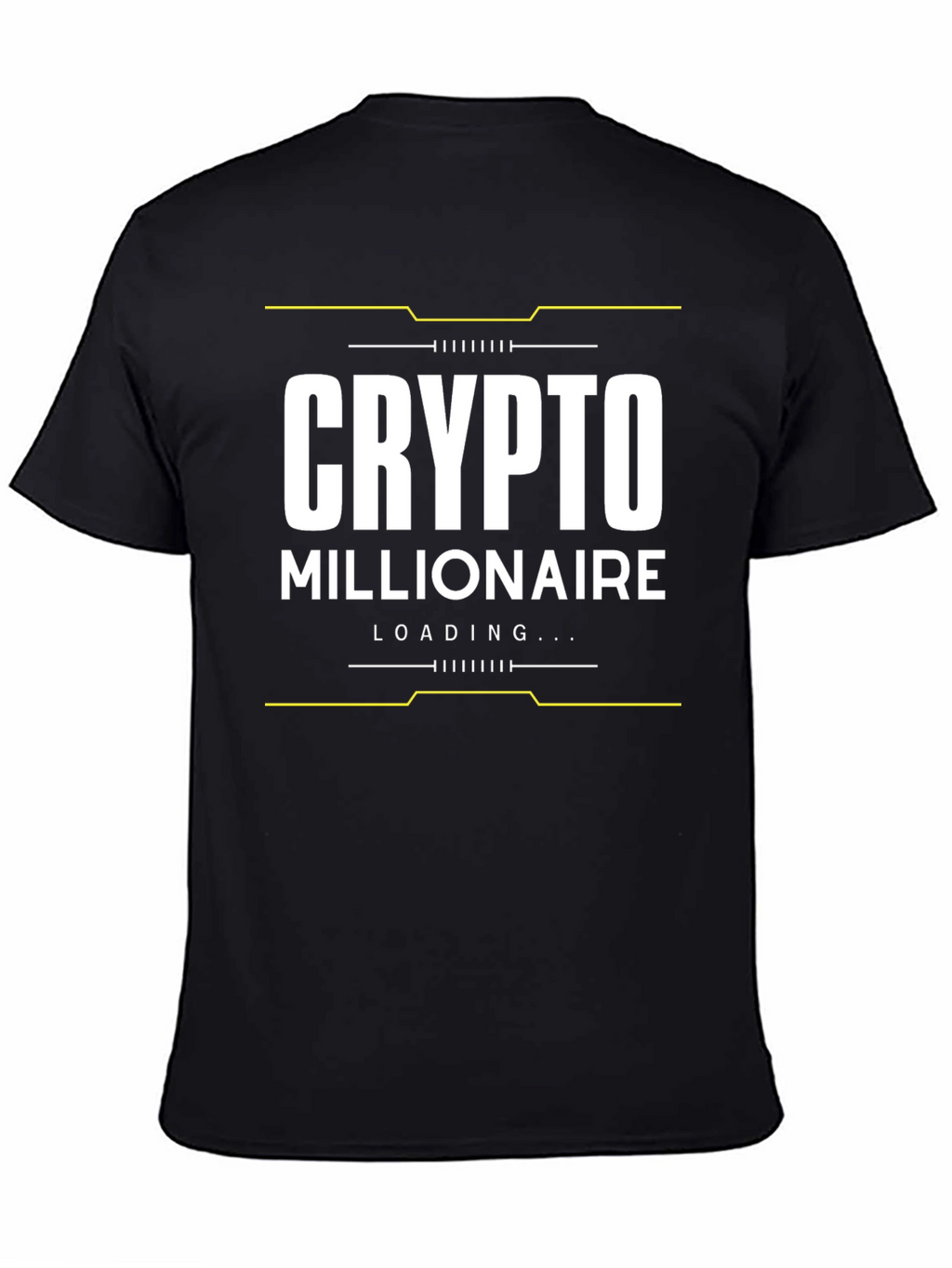 Crypto Millionaire Loading Black T-Shirt