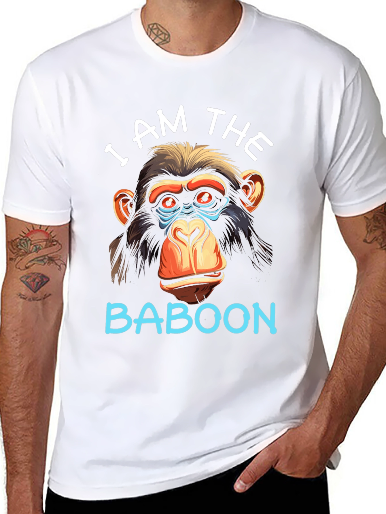 I Am The Baboon Graphic T-Shirt