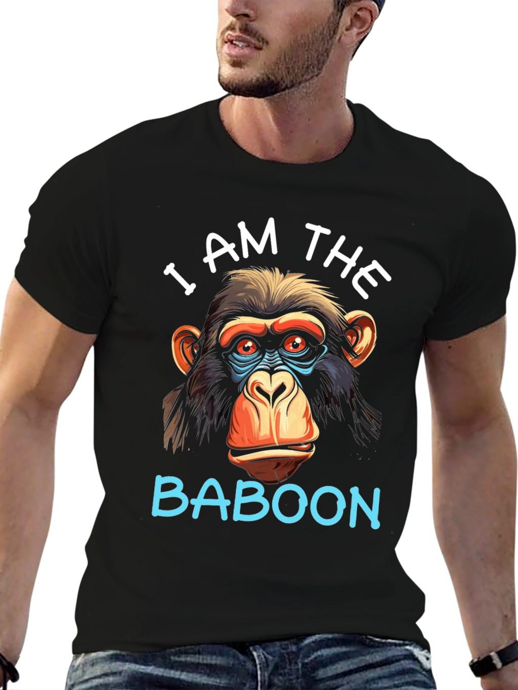 I Am The Baboon Graphic T-Shirt