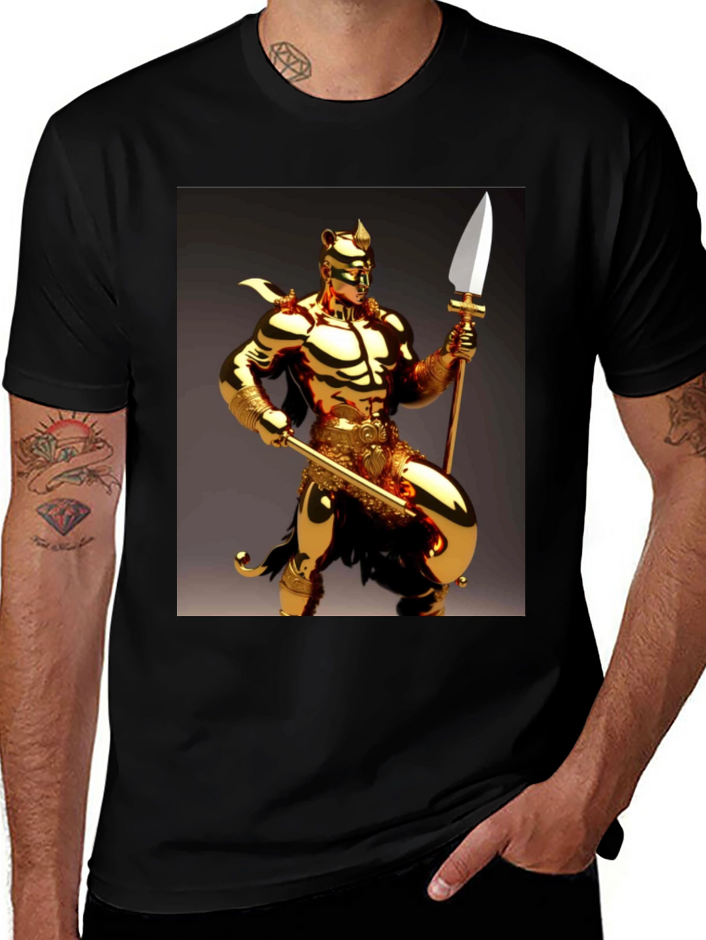 Golden Warrior Graphic T-Shirt